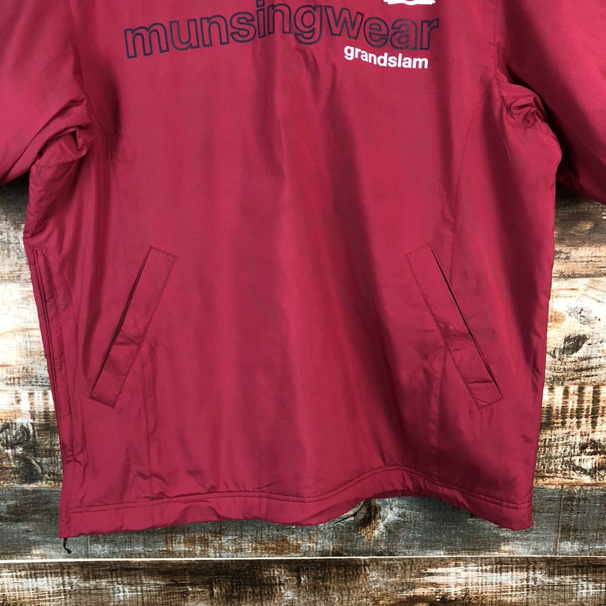 Japanese Brand Munsingwear Maroon shirt #A2204 Size US L / EU 52-54 / 3 - 6 Thumbnail