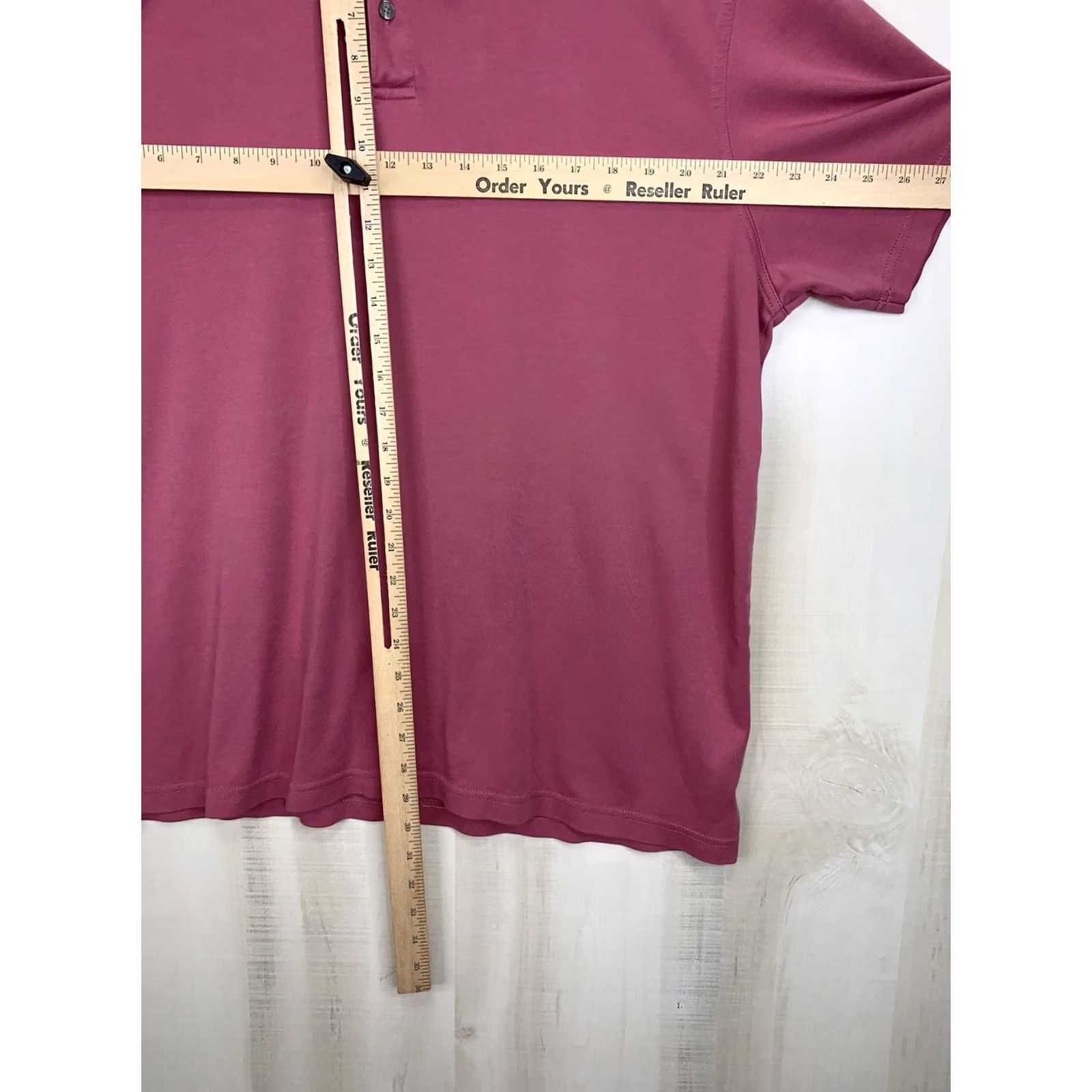 Tasso Elba Tasso Elba Polo Shirt Mens XL 100% Supima Cotton Soft Blush Pink Short Sleeve Collared Polo Shirt XL11840 Size US XL / EU 56 / 4 - 5 Thumbnail