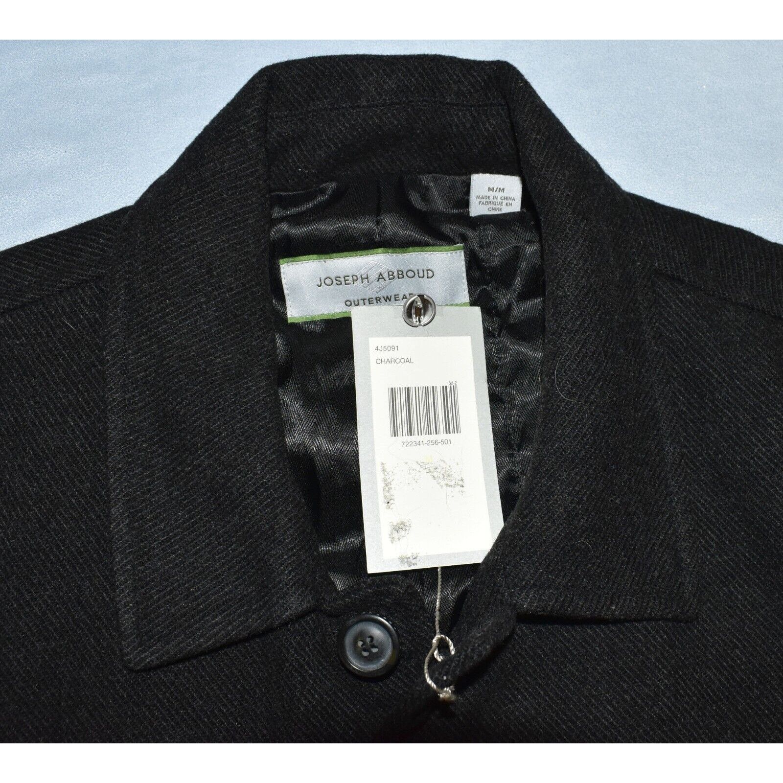 Joseph Abboud C2 NWT JOSEPH ABBOUD Charcoal Wool Sailer Pea Coat Jacket M Size US M / EU 48-50 / 2 - 5 Thumbnail