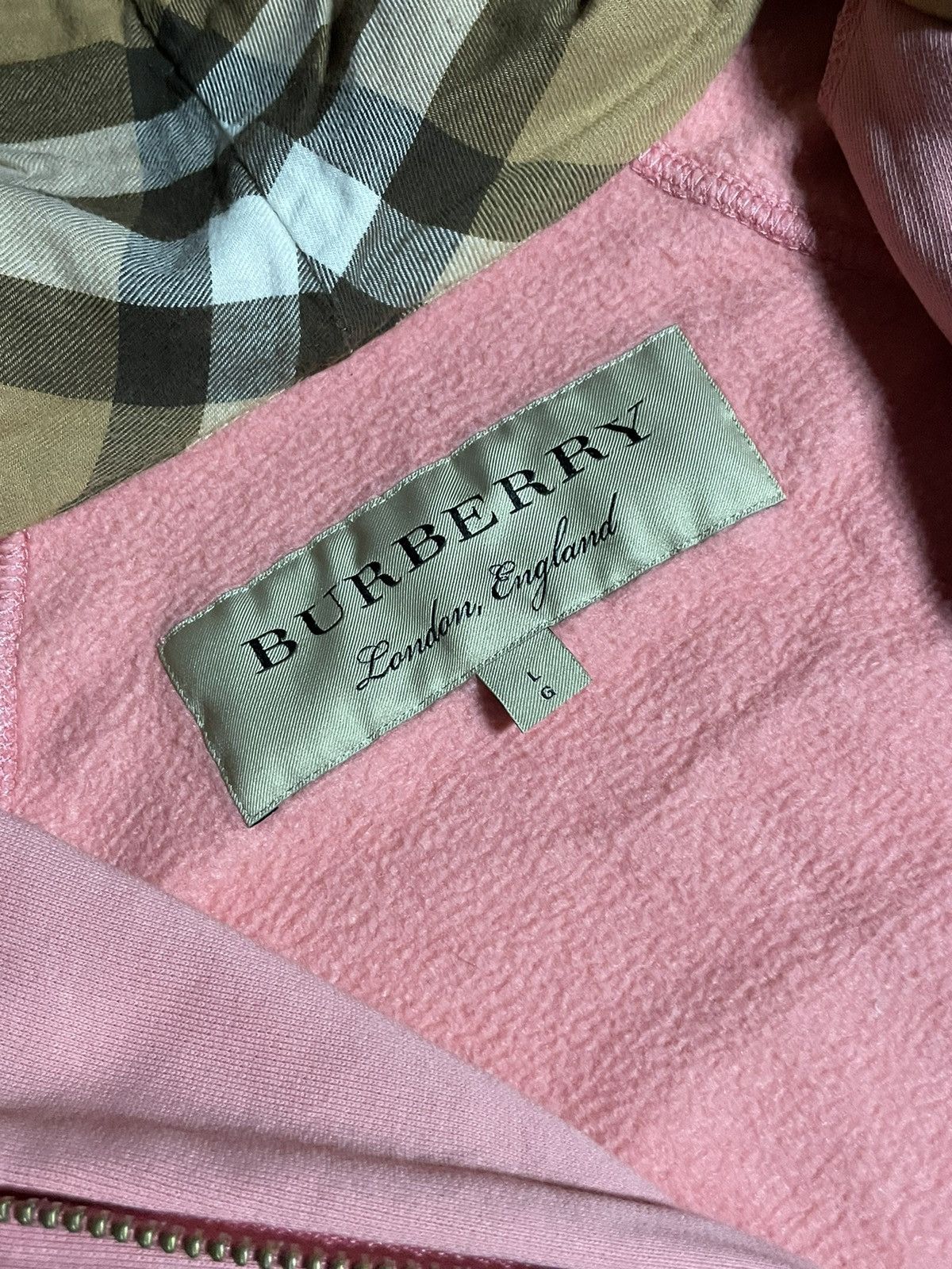 Burberry Burberry London Zip Up Hoodie Size L / US 10 / IT 46 - 4 Thumbnail