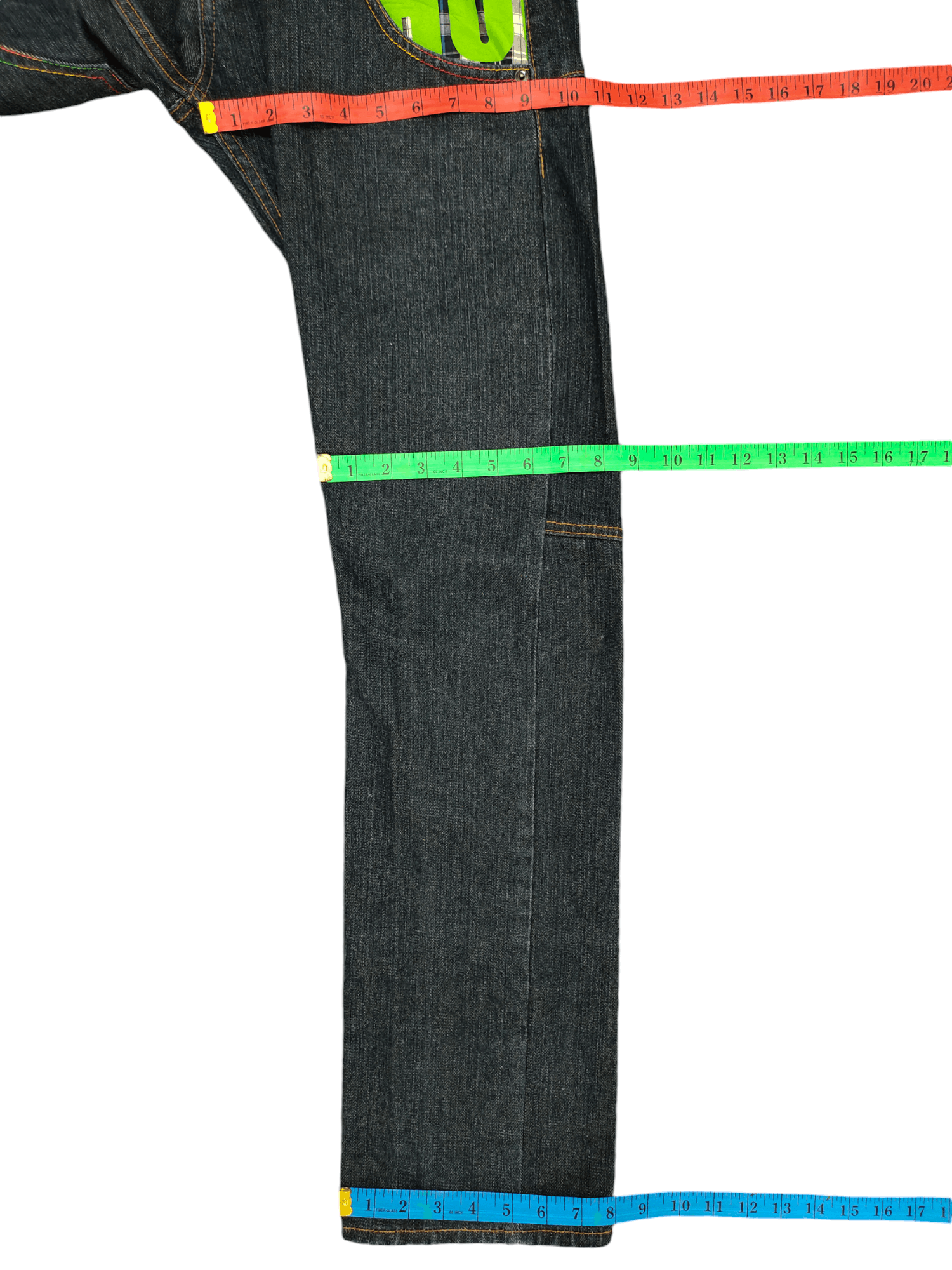 Comme des Garcons × Undercover Memory Special Double Waist Spiral Cut Denim Jeans Size US 31 - 8 Thumbnail