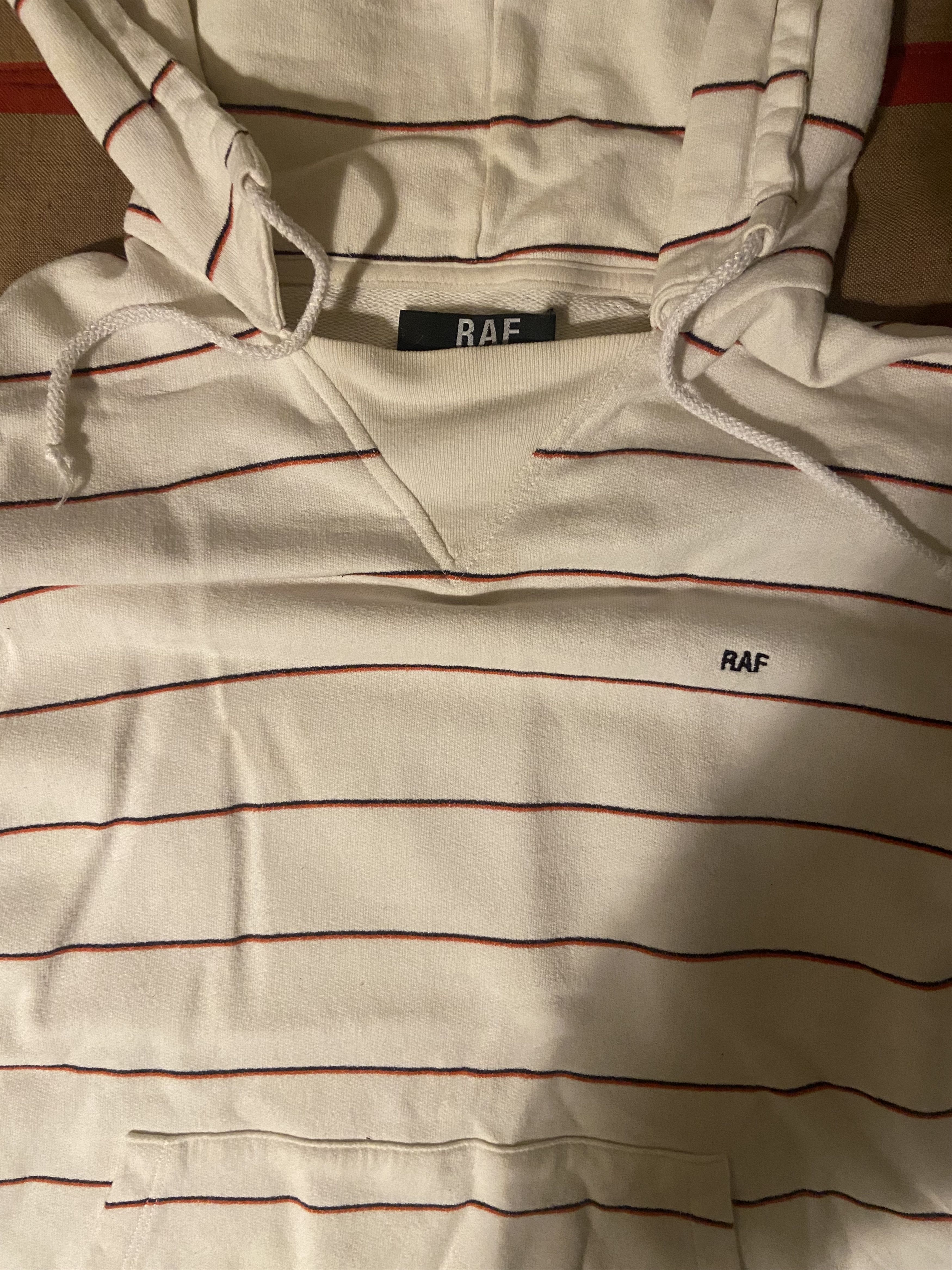 Raf by Raf Simons striped hoodie