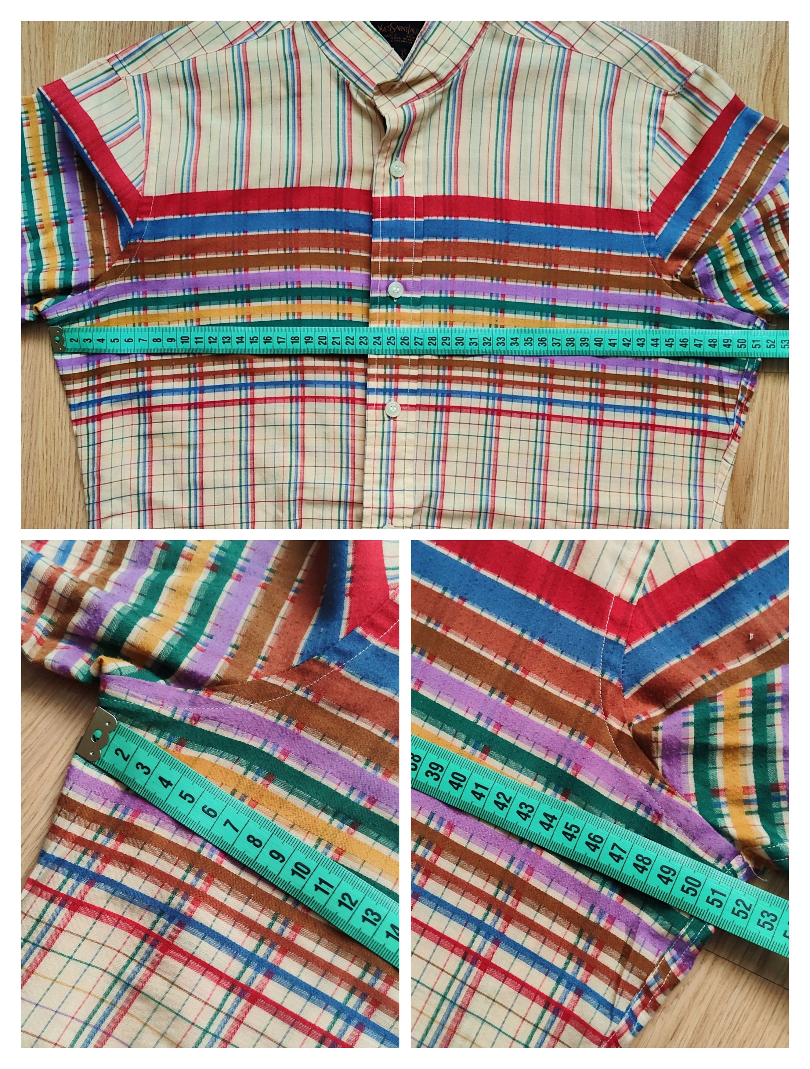 Saint Laurent Paris Vintage 90s Yves Sain Laurent Shirt Ysl Shirt Saint Laurent Size US S / EU 44-46 / 1 - 10 Thumbnail