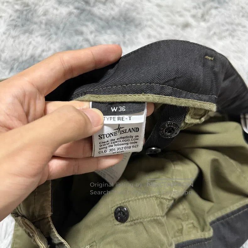 Stone Island Stone Island Four Pocket Work Pants Trousers Military Gree Size US 36 / EU 52 - 6 Thumbnail