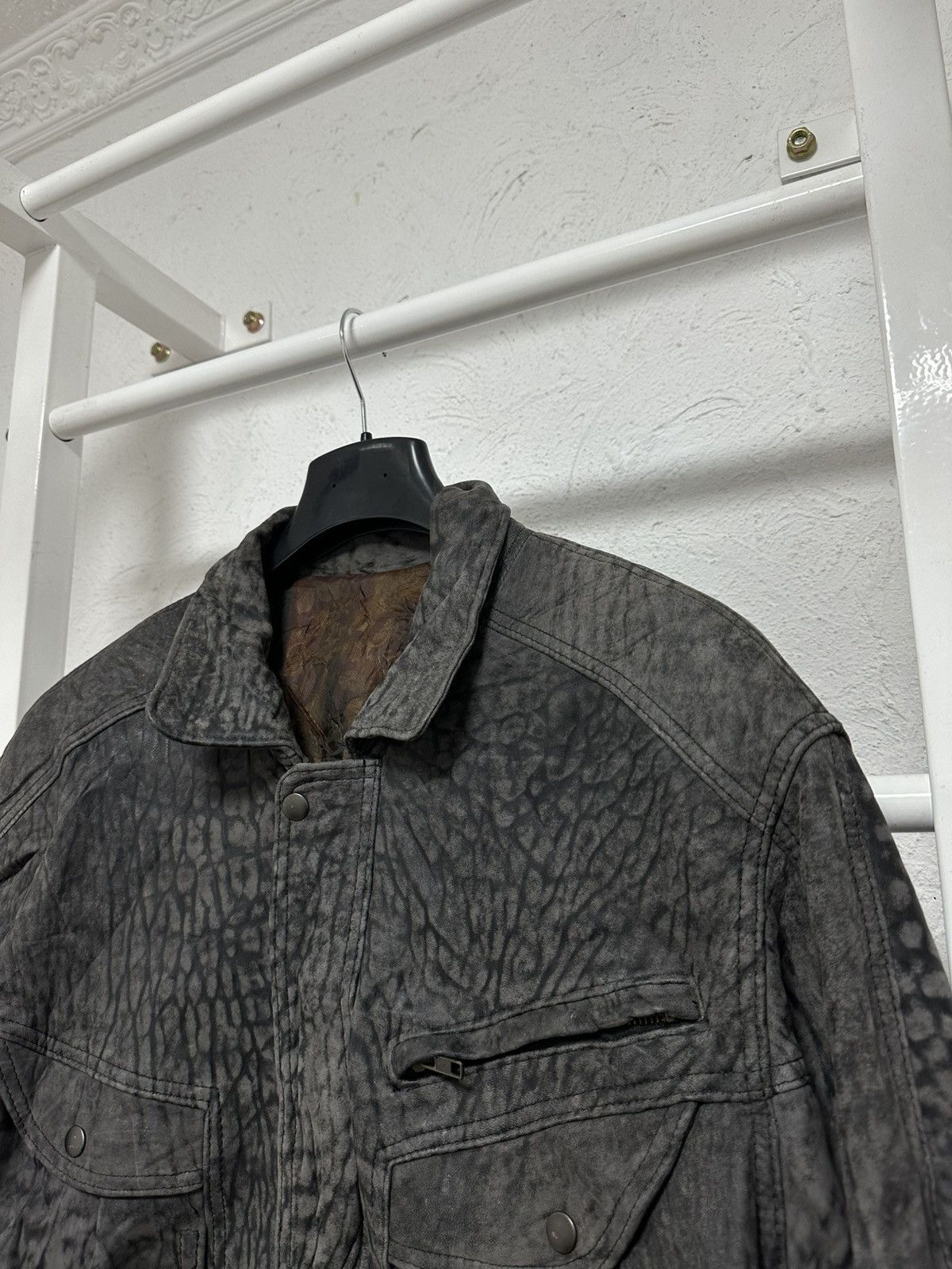 Vintage Avant-Garde Leather Jacket Leopard Style L size Size US L / EU 52-54 / 3 - 2 Thumbnail