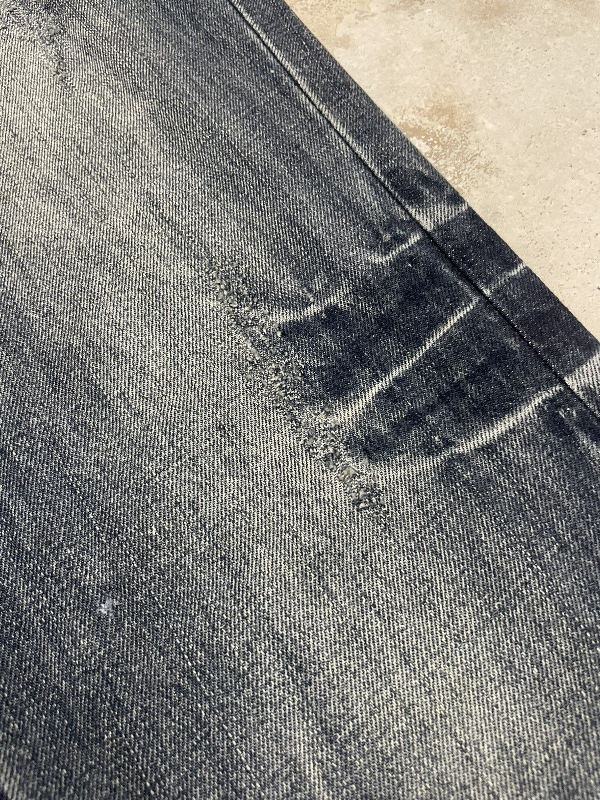 Le Grande Bleu (L.G.B.) Al Delio LGB Sick Mud Flare Archive Pant Whisker Distressed Size US 32 / EU 48 - 9 Thumbnail