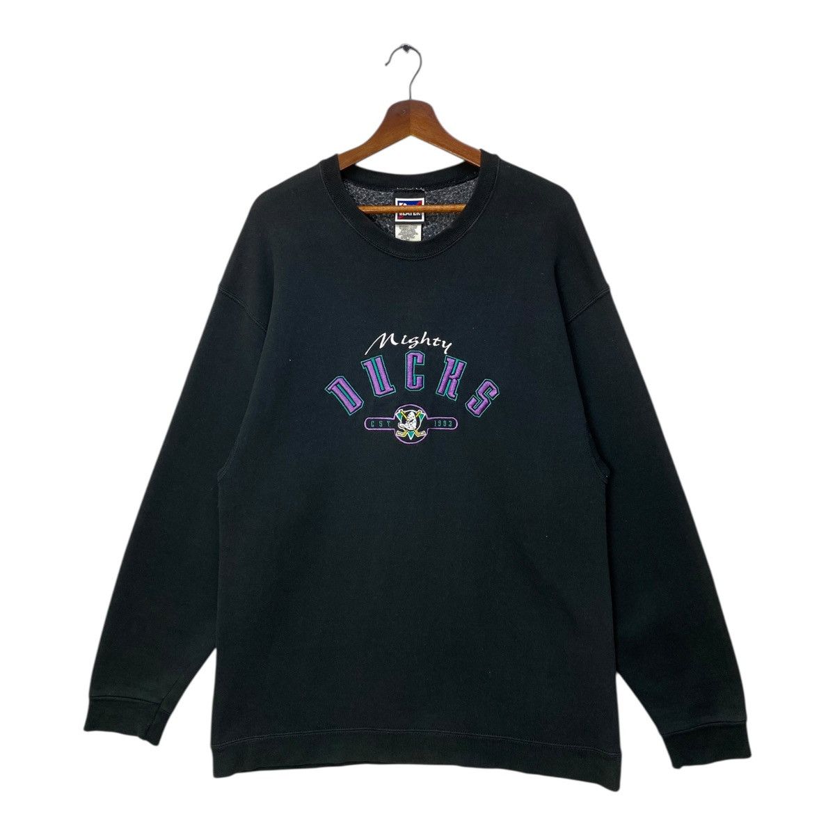 Pro Player Vintage Anaheim Mighty Ducks Crewneck Sweatshirt Size L Size US L / EU 52-54 / 3 - 1 Thumbnail
