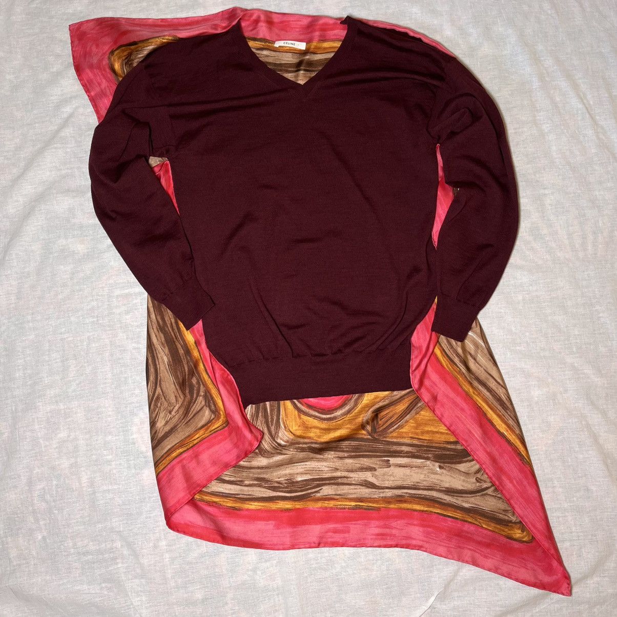 Celine Super rare designer luxury high fashion sweater Celine Size S / US 4 / IT 40 - 8 Thumbnail