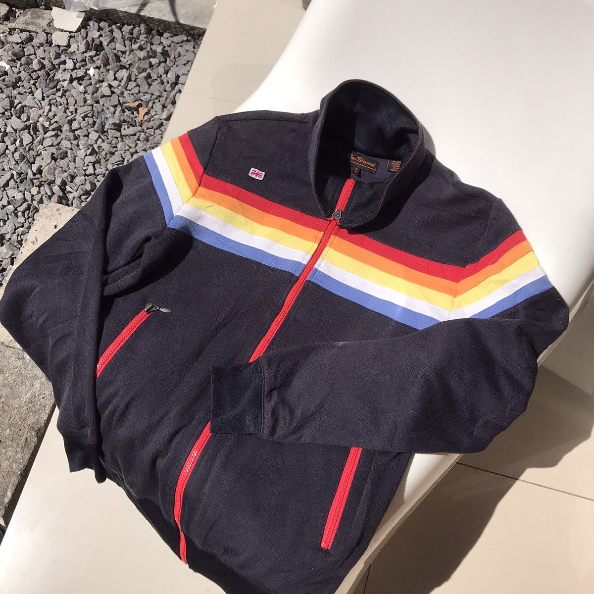 Ben Sherman × Vintage Vintage Ben Sherman Retro Track Tracktop Jacket Oasis noel Size US M / EU 48-50 / 2 - 22 Thumbnail