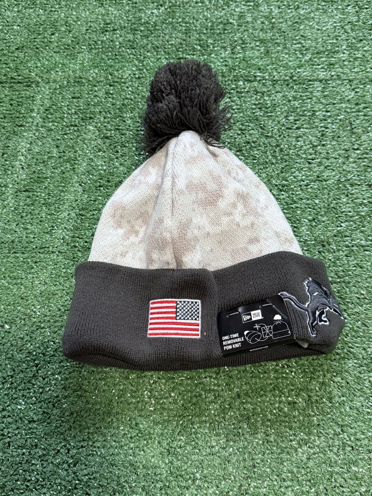 New Era Detroit Lions New Era 2024 NFL Salute to Service Cuffed Size ONE SIZE - 3 Thumbnail