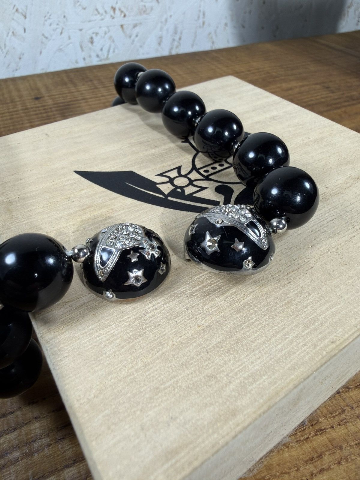 Vivienne Westwood Vivienne Westwood Rare Beads Necklace In Black Size ONE SIZE - 4 Thumbnail