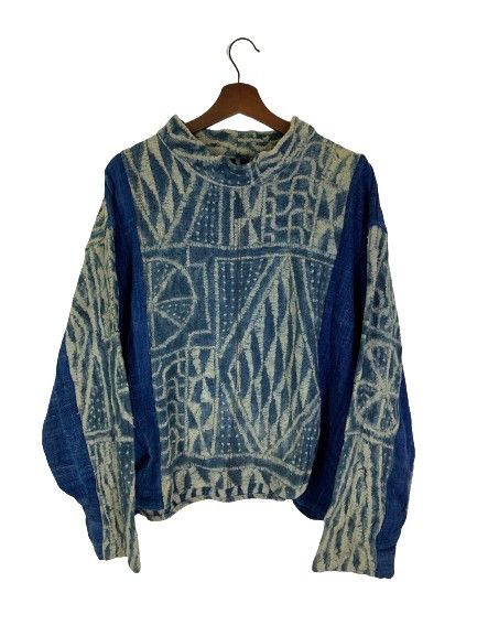 Blue Blue Japan Indigo Sashiko Japanese Plant Dyed Share Spirit Kapital PC Size US M / EU 48-50 / 2 - 1 Thumbnail
