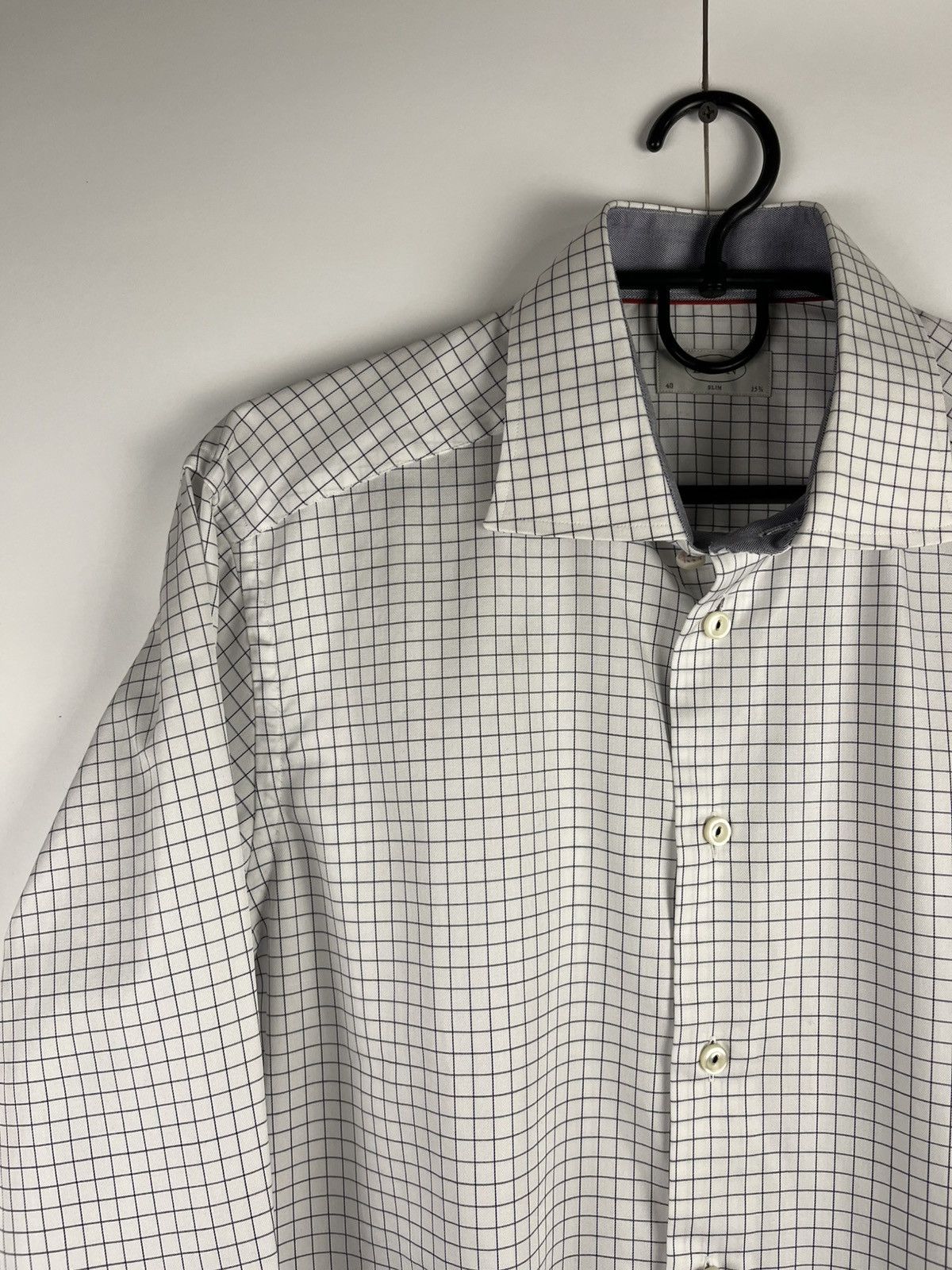 Eton Eton Luxury Plaid Cotton Long Sleeve Shirt Button Up Size US L / EU 52-54 / 3 - 2 Thumbnail