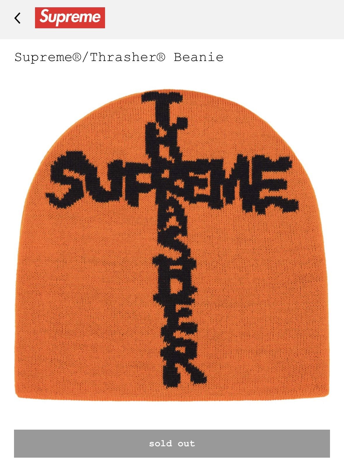 Thrasher Earflap Beanie - fall winter 2024 - Supreme