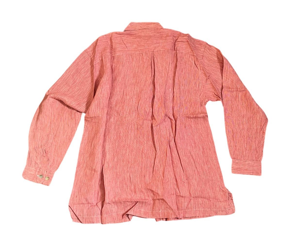 Issey Miyake Issey miyake imported fabric flowy red button up shirt Size US M / EU 48-50 / 2 - 6 Thumbnail