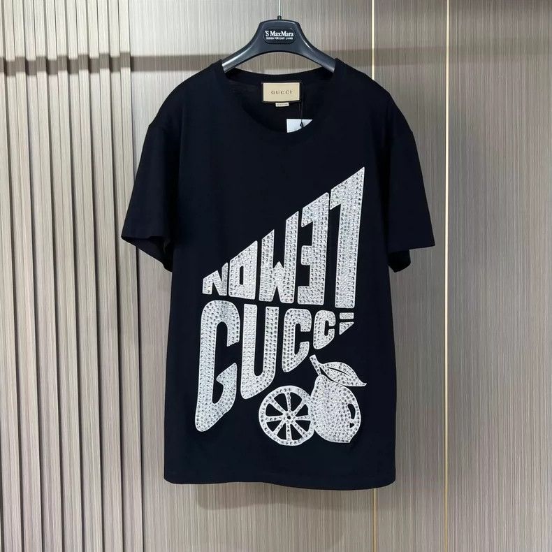 Gucci Gucci Heavy industry rhinestone letter short sleeves 2504-N Size US XS / EU 42 / 0 - 1 Thumbnail