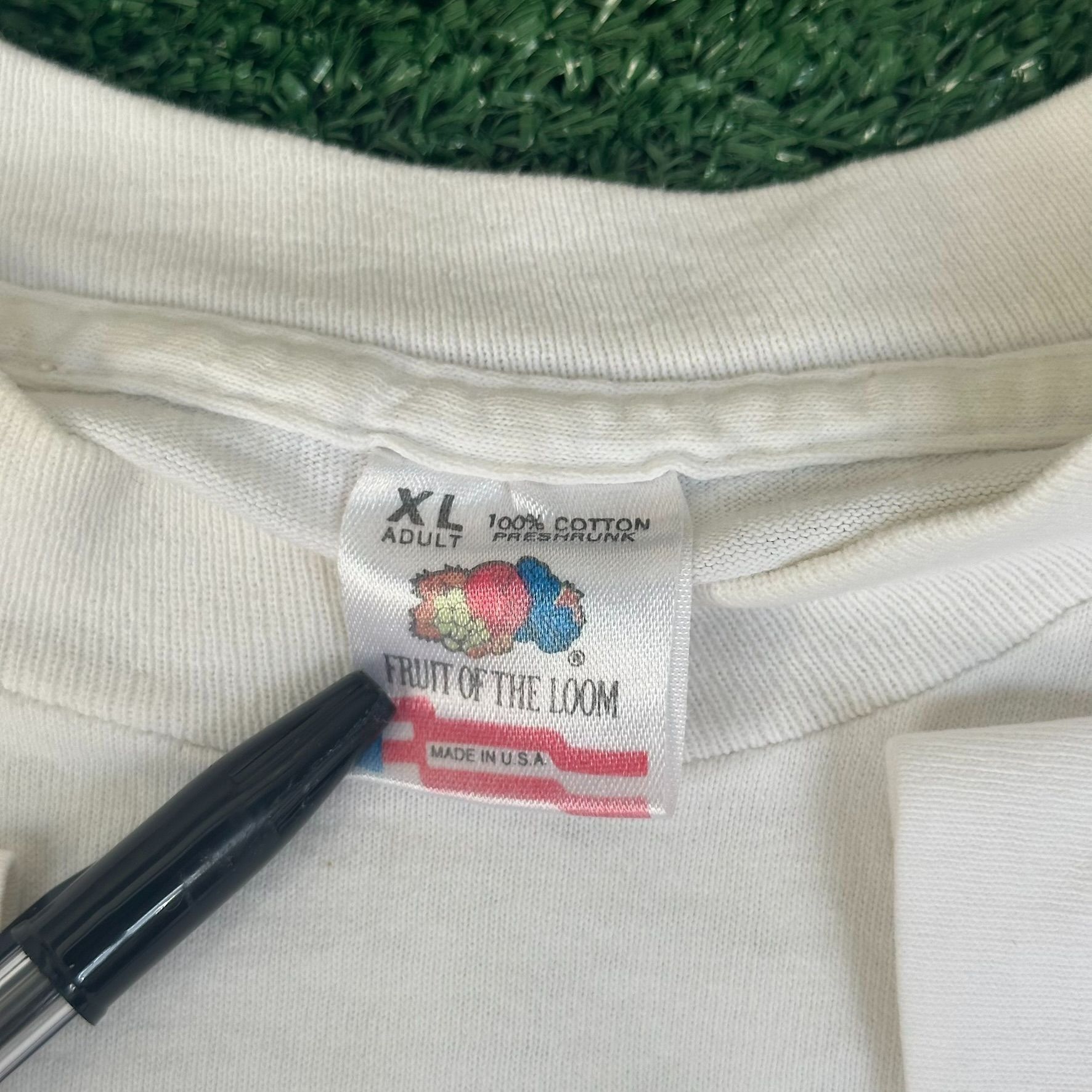 Fruit Of The Loom Vintage 90s Dr. Seuss Two Things Environmental T-Shirt Earth Size US XL / EU 56 / 4 - 4 Thumbnail
