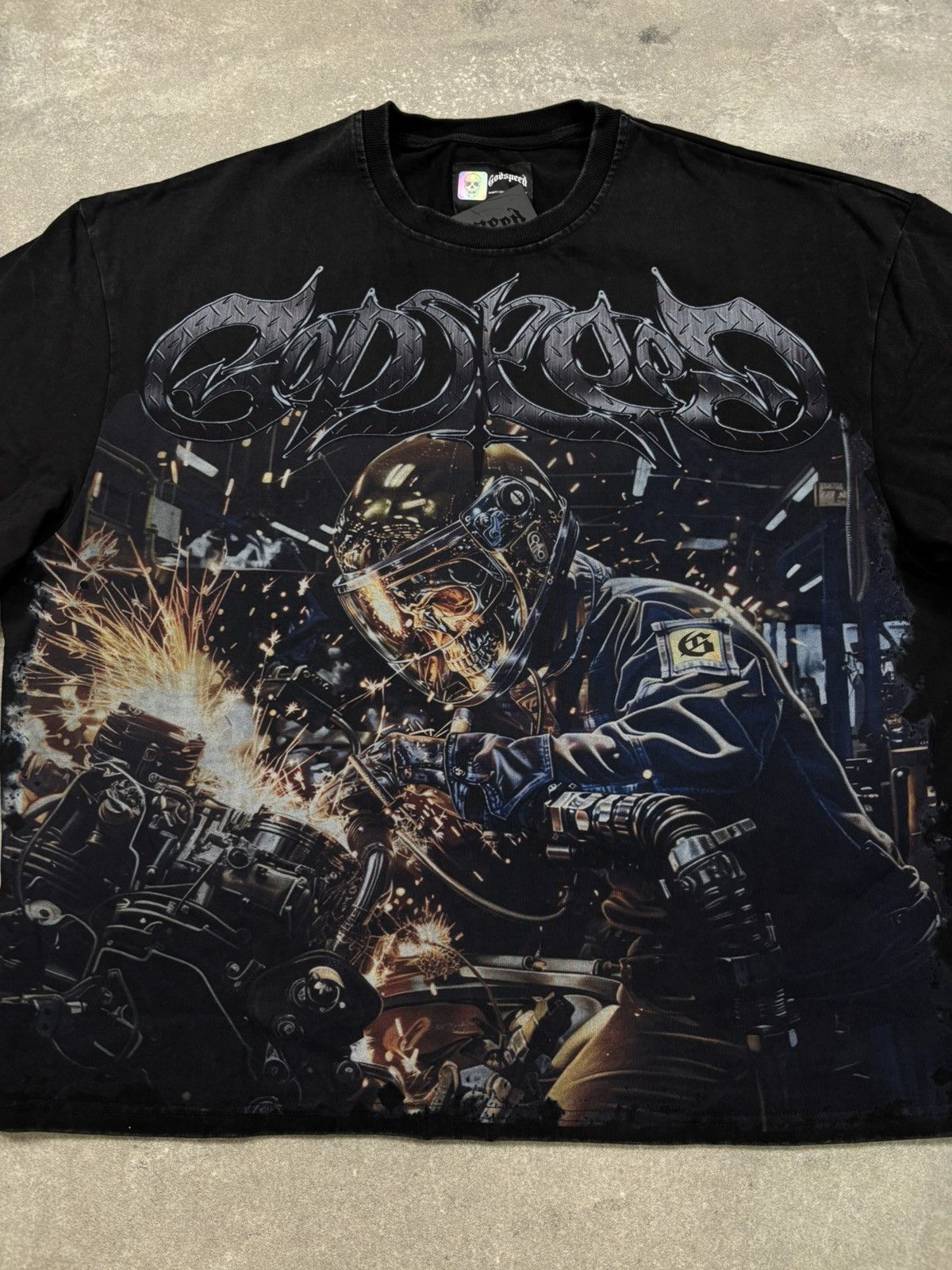 Godspeed Godspeed Under Construction Thermal Tee, Black Size US L / EU 52-54 / 3 - 3 Thumbnail