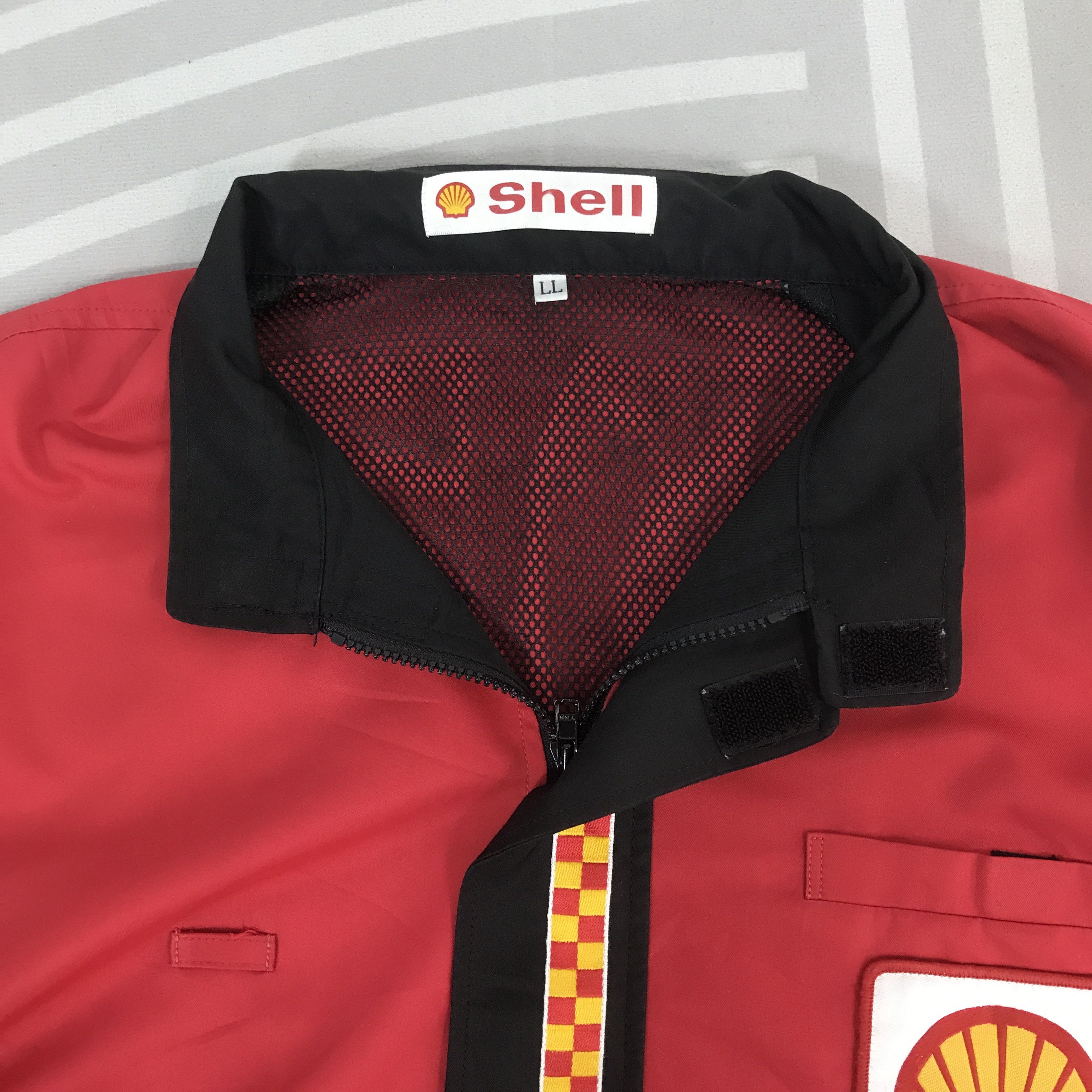 Japanese Brand Vintage Shell Helix Oil Brand Japan Racing Jacket Size US L / EU 52-54 / 3 - 7 Thumbnail