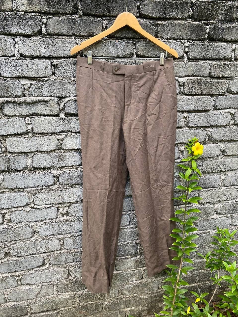 Lanvin Vintage Lanvin Trouser Wool Pants Size US 31 - 3 Thumbnail