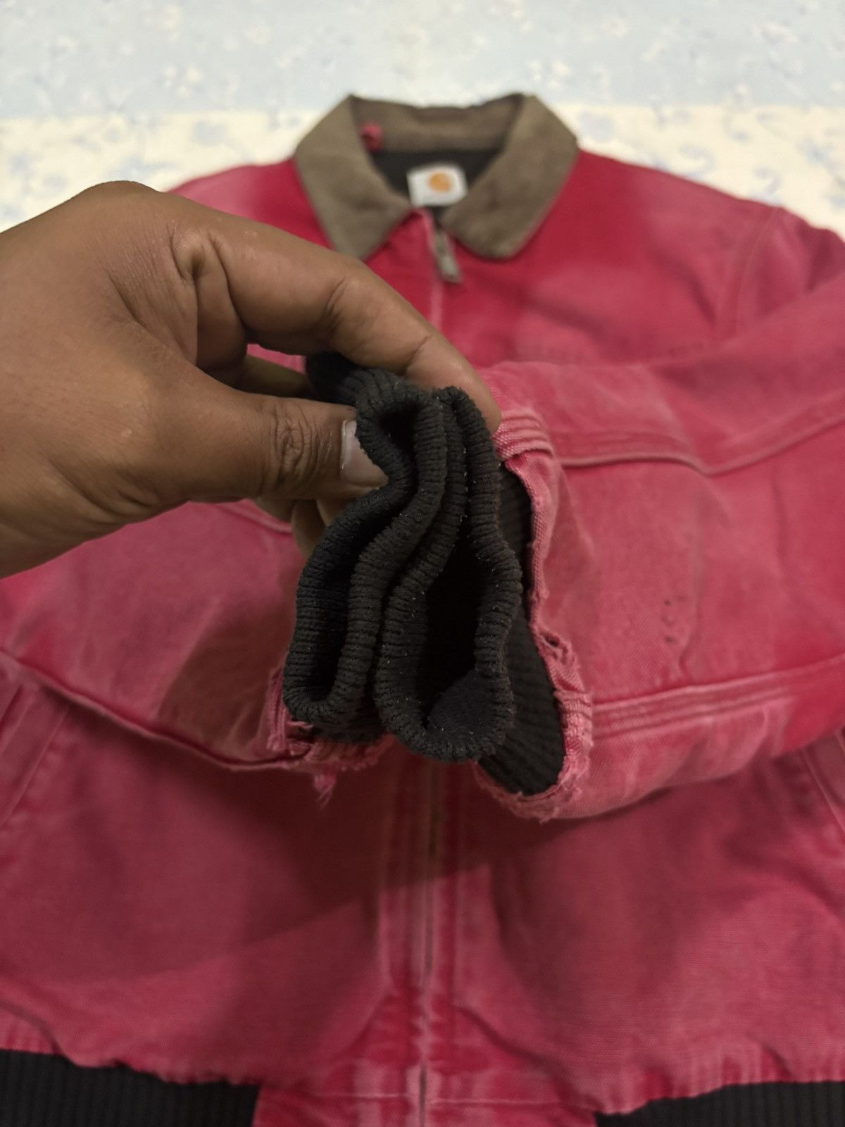 Carhartt Carhartt Detroit Corduroy Collar Zipper Workwear Jacket Size US L / EU 52-54 / 3 - 9 Thumbnail
