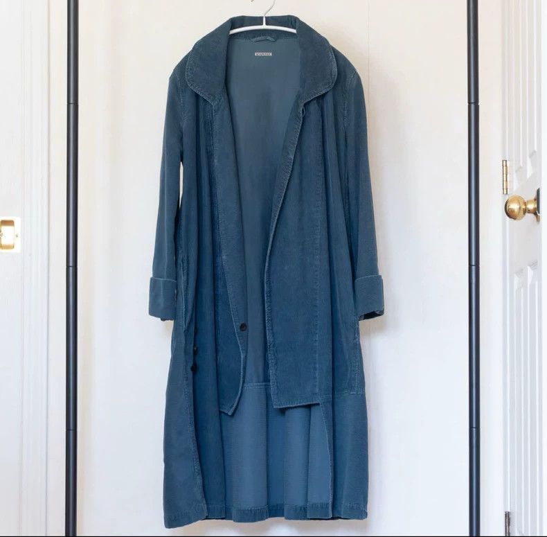 Kapital Kapital Peacock Blue Corduroy Coat Size US S / EU 44-46 / 1 - 1 Thumbnail