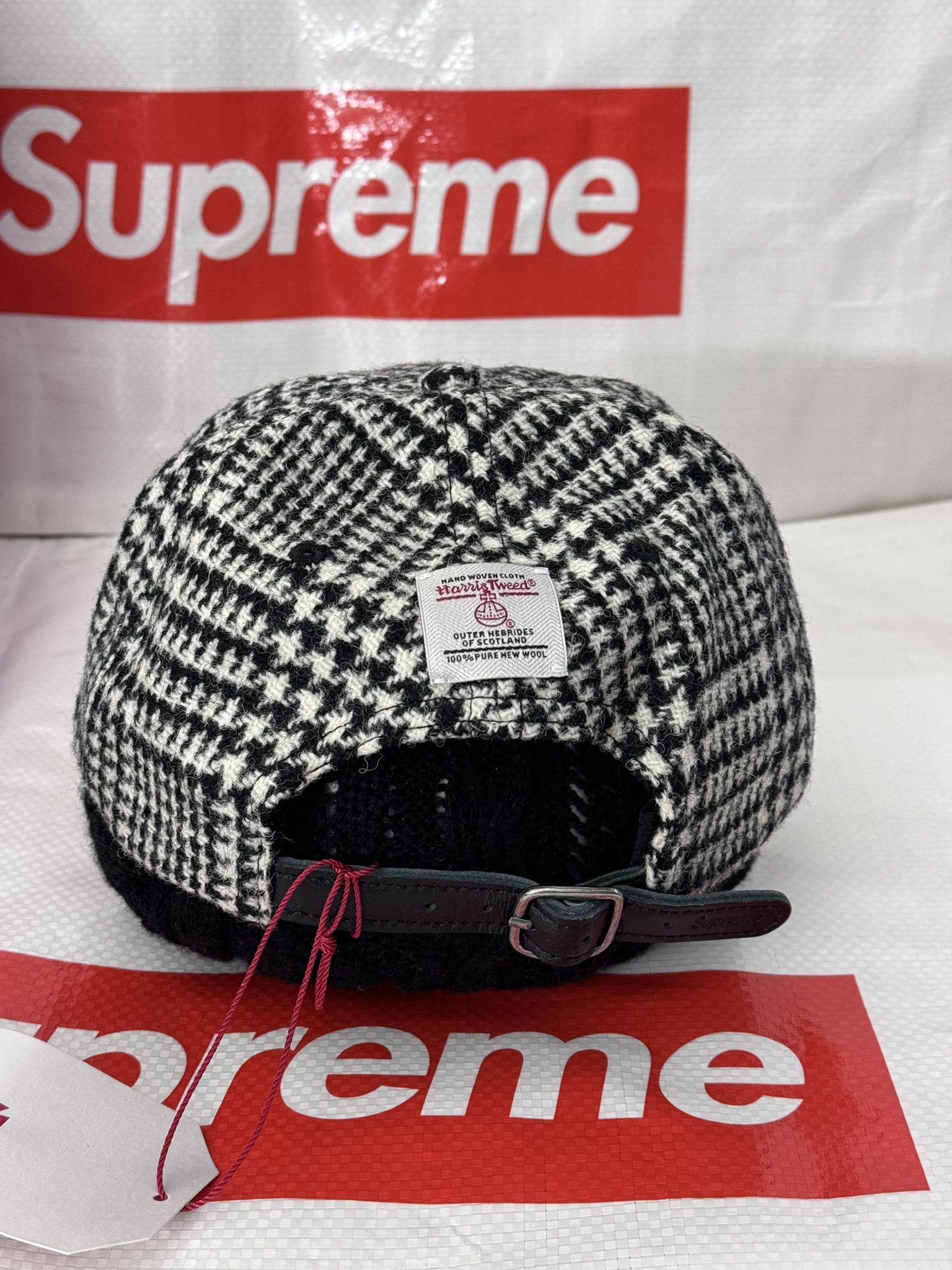 Supreme Harris Tweed 6-Panel Black Multi Supreme Harris Tweed 6