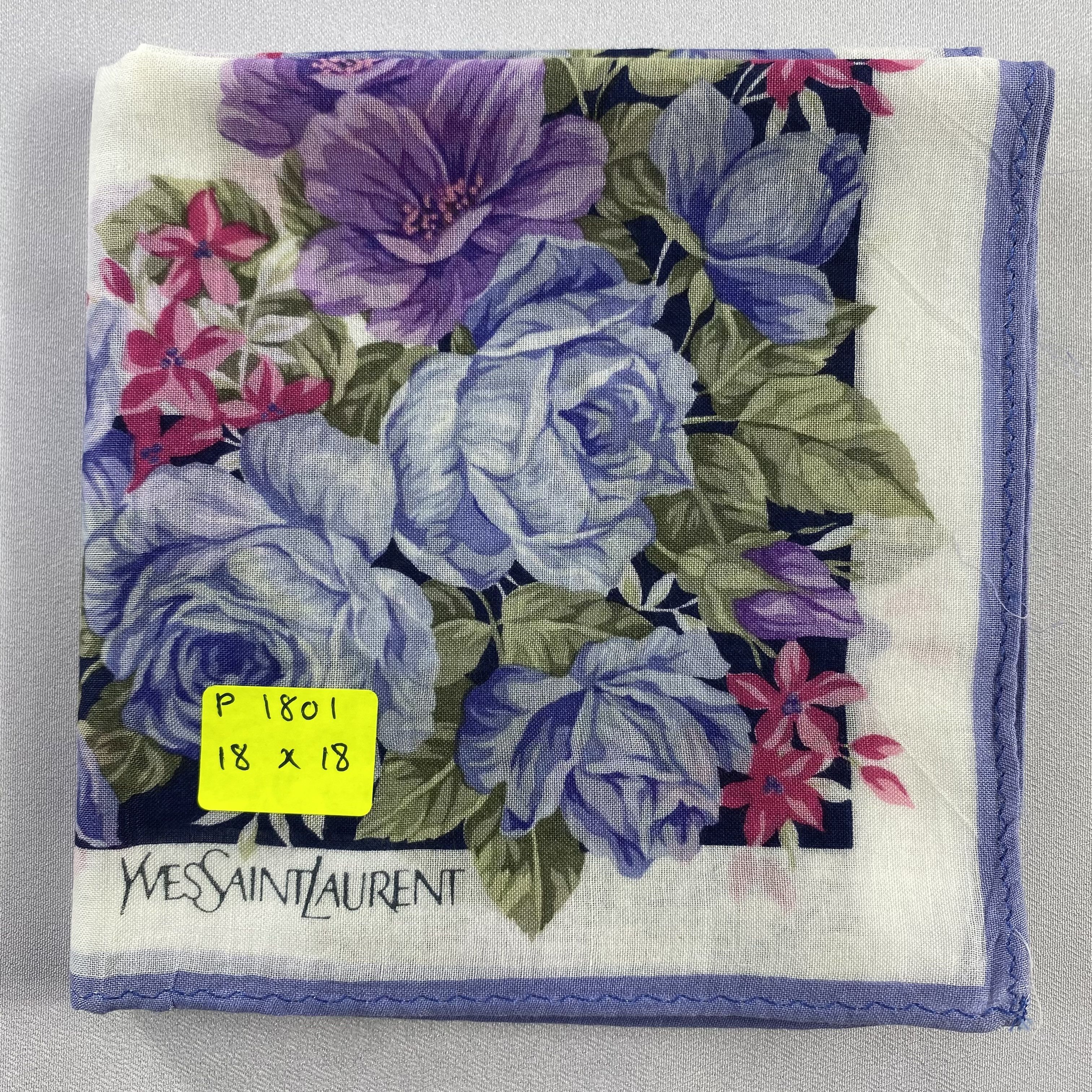 Vintage Yves Saint Laurent Bandana/ Handkerchief / Neckerchief-P1801 Size ONE SIZE - 5 Thumbnail