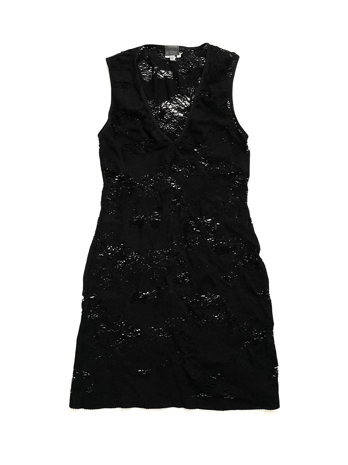 Versace × Versus Versace Versace Versus Distressed Dress Size L / US 10 / IT 46 - 4 Thumbnail