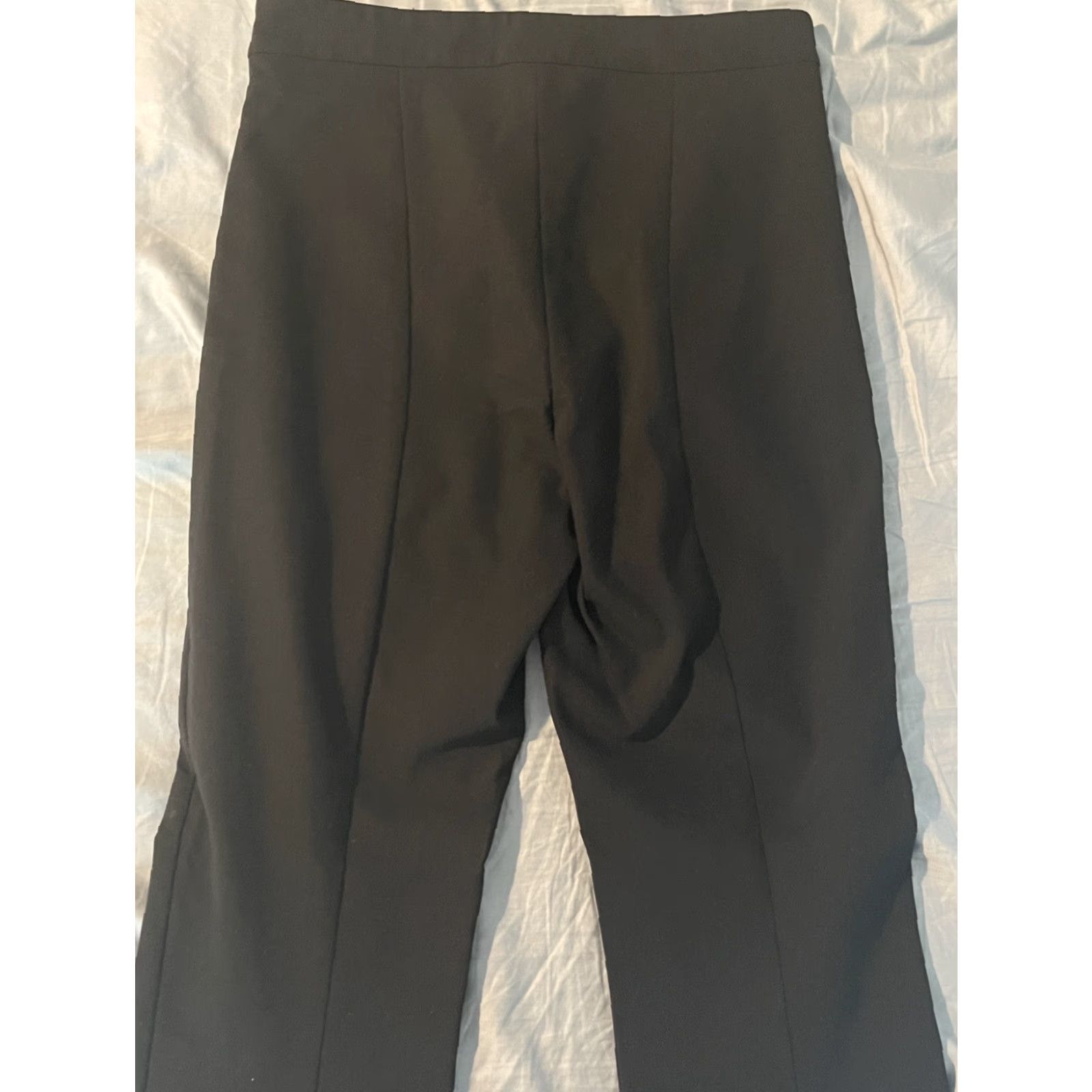 Vintage MM Lafleur The Foster Straight Leg Everstretch Pants Black 6 Women Dress Pants Office Business Stretch Twill Solid Zip Size 28" / US 6 / IT 42 - 7 Thumbnail