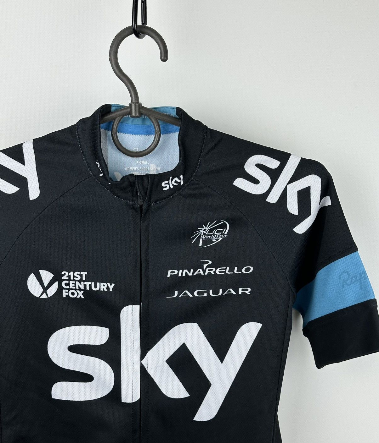 Rapha Rapha Team Sky Cycling Jersey Women XS Short Sleeve Black Size XS / US 0-2 / IT 36-38 - 2 Thumbnail