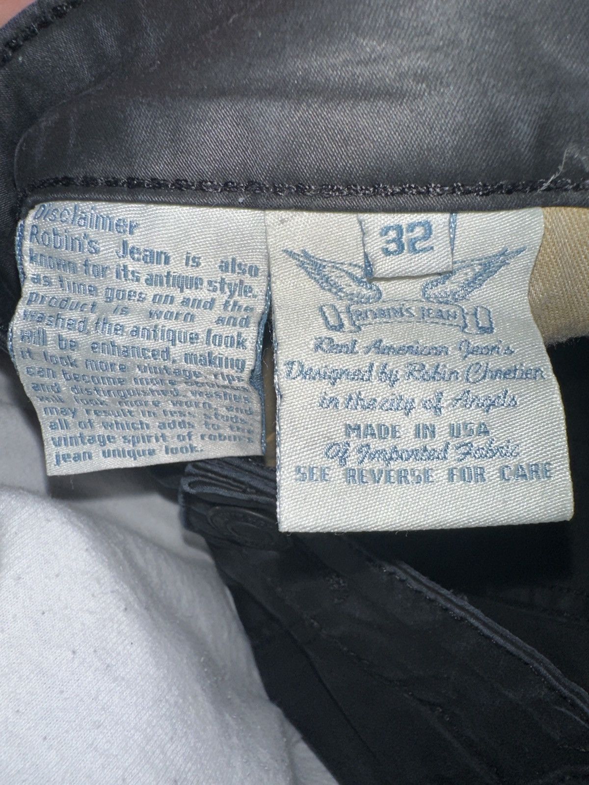 Robins Jeans 32 Robin Jeans Motorcycle Leather Jeans Size US 32 / EU 48 - 10 Thumbnail