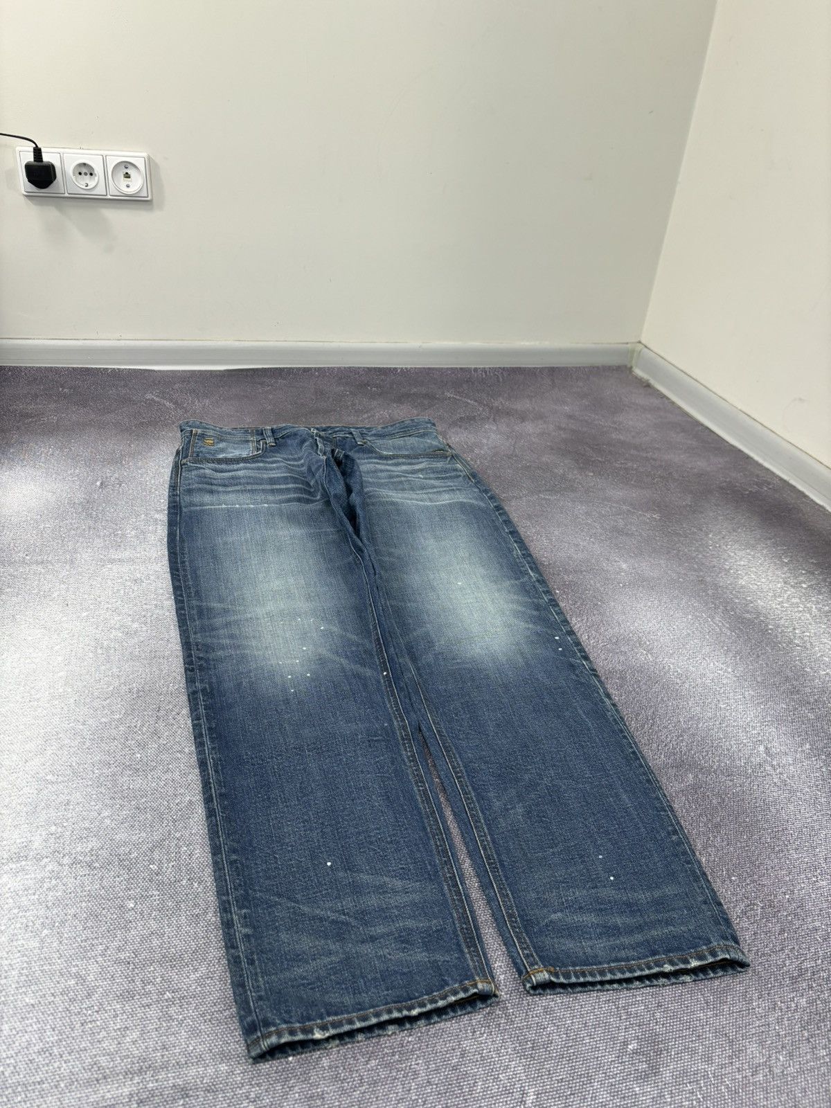 G-Star Vintage G-Star Raw Alum Faded Blue Avant Garde Denim Jeans Size US 34 / EU 50 - 3 Thumbnail