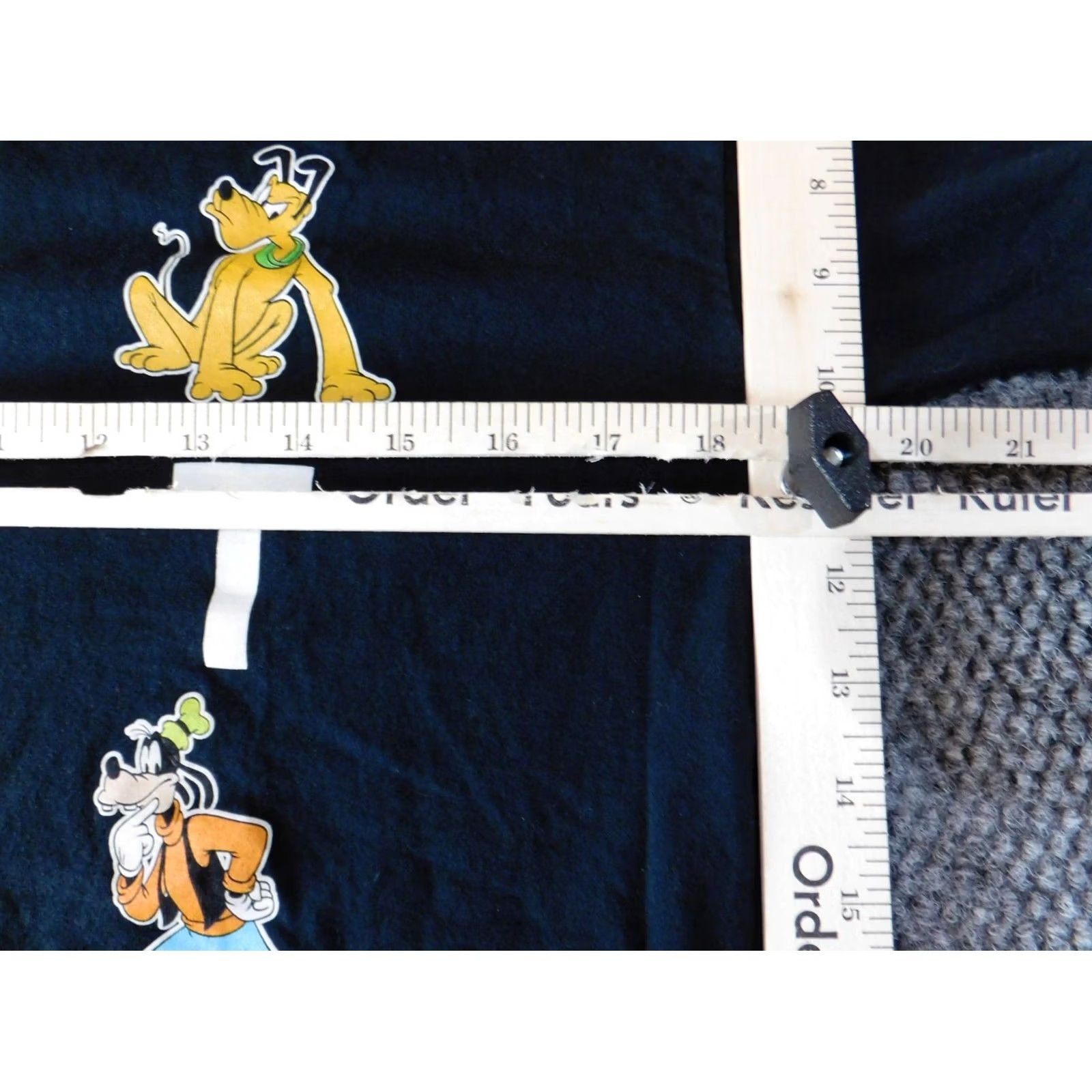 Disney Disney Shirt M Men Black Mickey Mouse Goofy Classic Cartoon Crew Neck Short Sleeve Cotton T-Shirt Size US M / EU 48-50 / 2 - 5 Thumbnail