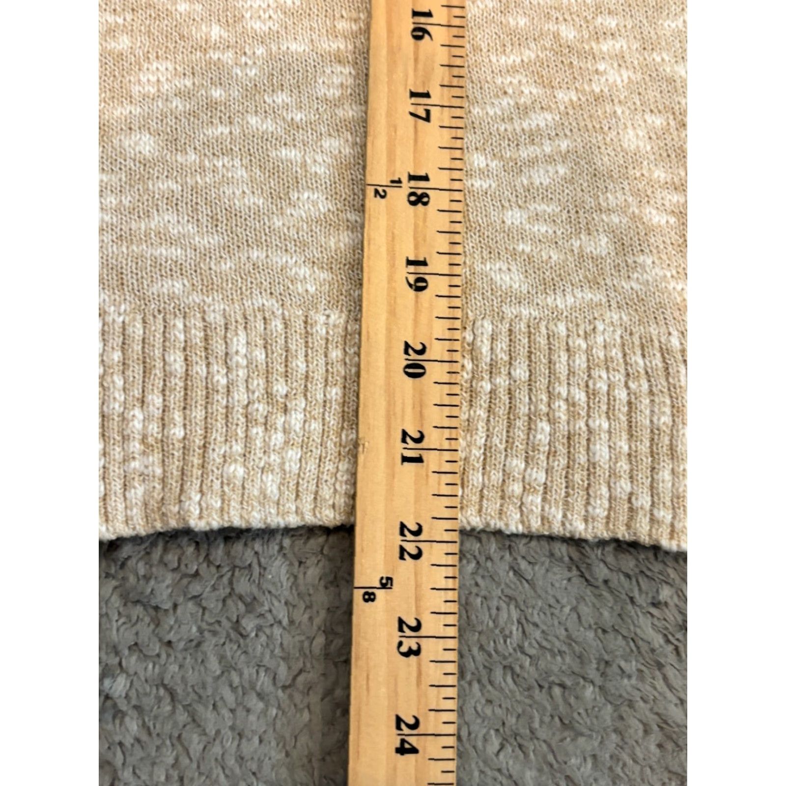 J.Crew J.CREW Sweater Womens Small Beige Speckled Crew Neck Knit Long Sleeve Pullover Size S / US 4 / IT 40 - 4 Thumbnail