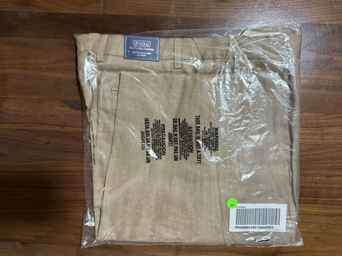 Polo Ralph Lauren Ralph Lauren Polo Whitman Relaxed Fit Herringbone Pant 34x32 Size US 34 / EU 50 - 7 Thumbnail