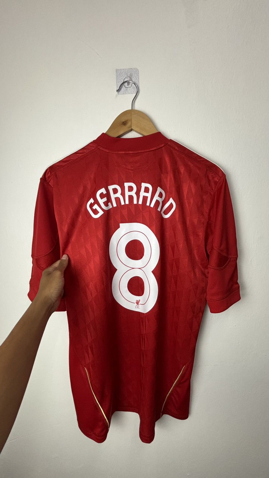 Adidas Liverpool 10/12 Home ( Gerrard ) Size US L / EU 52-54 / 3 - 11 Thumbnail