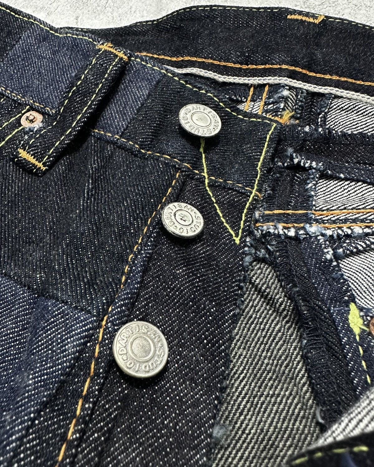 Japanese Brand × Studio D'Artisan Rare🔥 Studio D'Artisan D1687 Patchwork Jeans Size US 32 / EU 48 - 5 Thumbnail