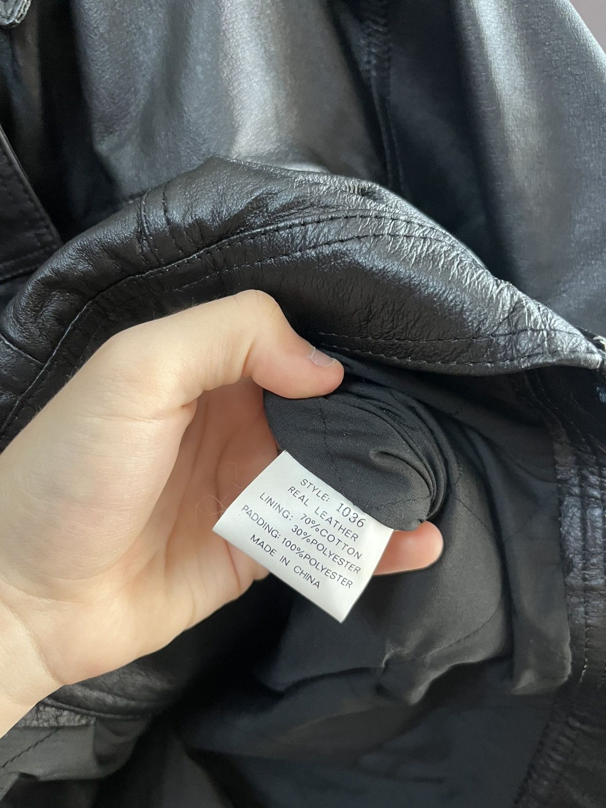 Genuine Leather × Leather Vintage Y2K Leather Jacket Size US M / EU 48-50 / 2 - 5 Thumbnail