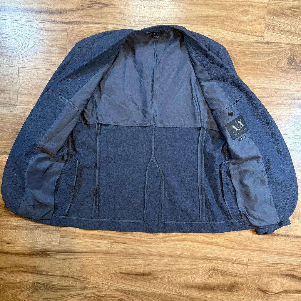 Armani Exchange Armani Exchange Men’s Blue Blazer 42R Size 42R - 3 Thumbnail