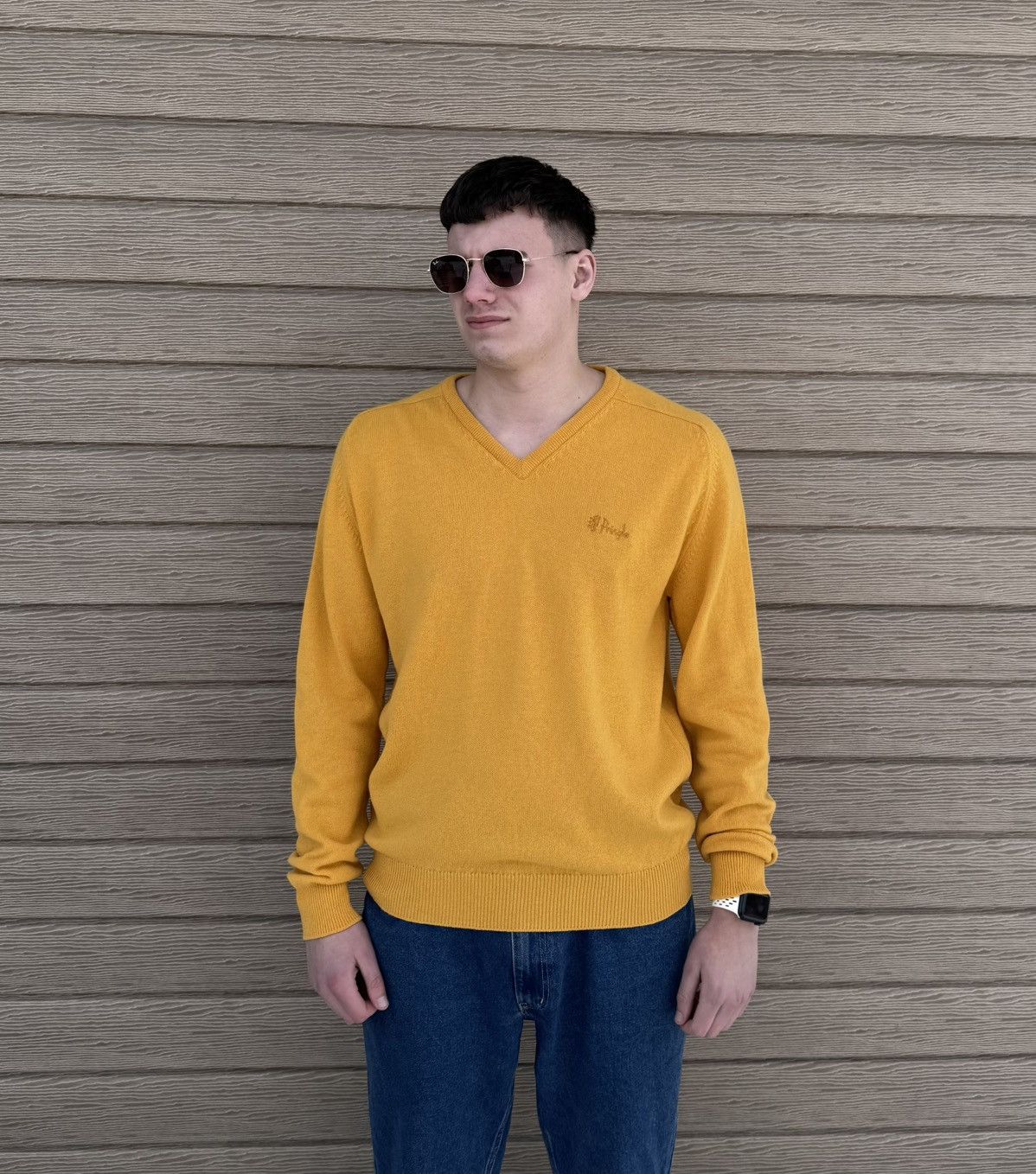 Pringle Of Scotland Pringle Scotland Lambswool V Neck Sweater Pullover Mens M L Size US M / EU 48-50 / 2 - 1 Thumbnail