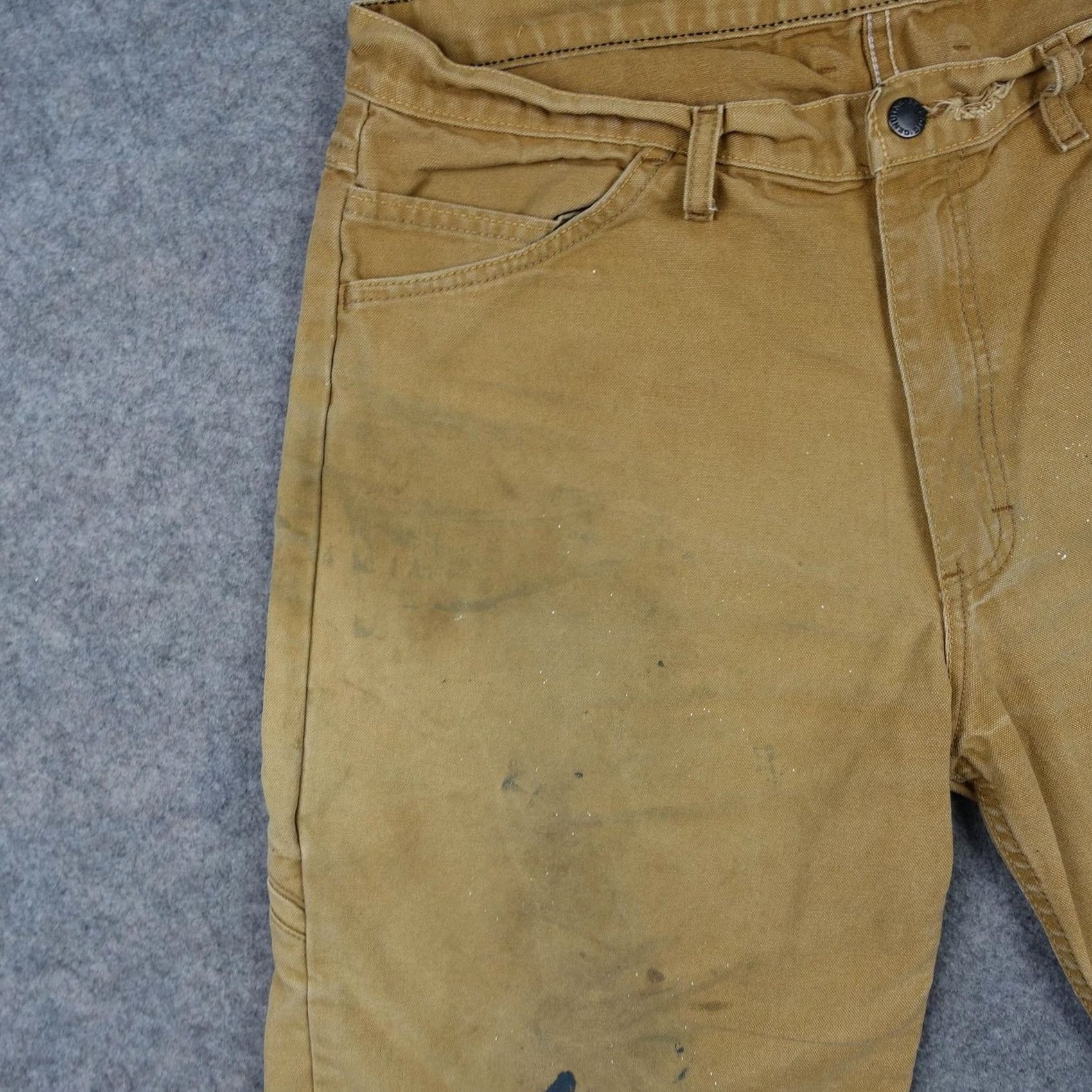 Dickies Dickies Cargo Shorts Mens 36 Brown Canvas Workwear Carpenter Paint VTG Y2K Cargo Shorts Mens 36 Brown Canvas Workwear Dickies Size US 36 / EU 52 - 7 Thumbnail