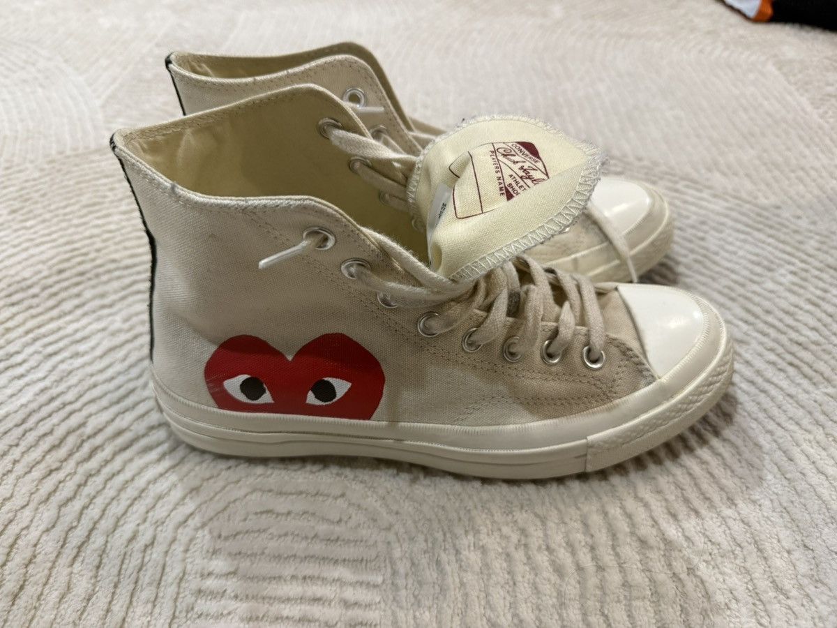 Comme des Garcons CDG Converse White Size US 8 / EU 41 - 1 Thumbnail