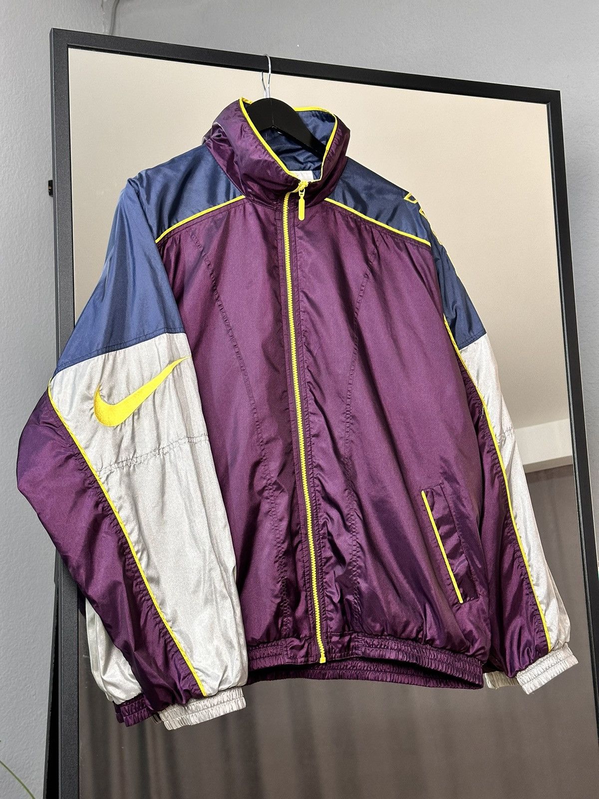 Nike Vintage Streetwear Nike Premier Nylon Sweatshirt Y2K Hoodie Size US XL / EU 56 / 4 - 1 Thumbnail