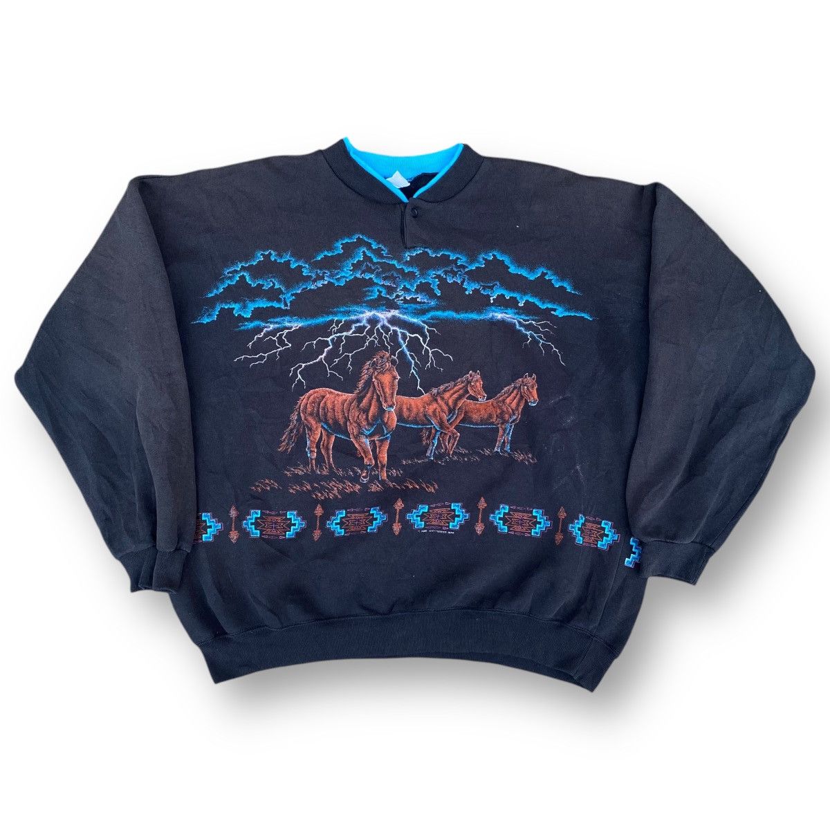 Habitat × Vintage Vintage 90’s Habitat Wild Animal Sweatshirt. #E4 Size US XXL / EU 58 / 5 - 1 Thumbnail