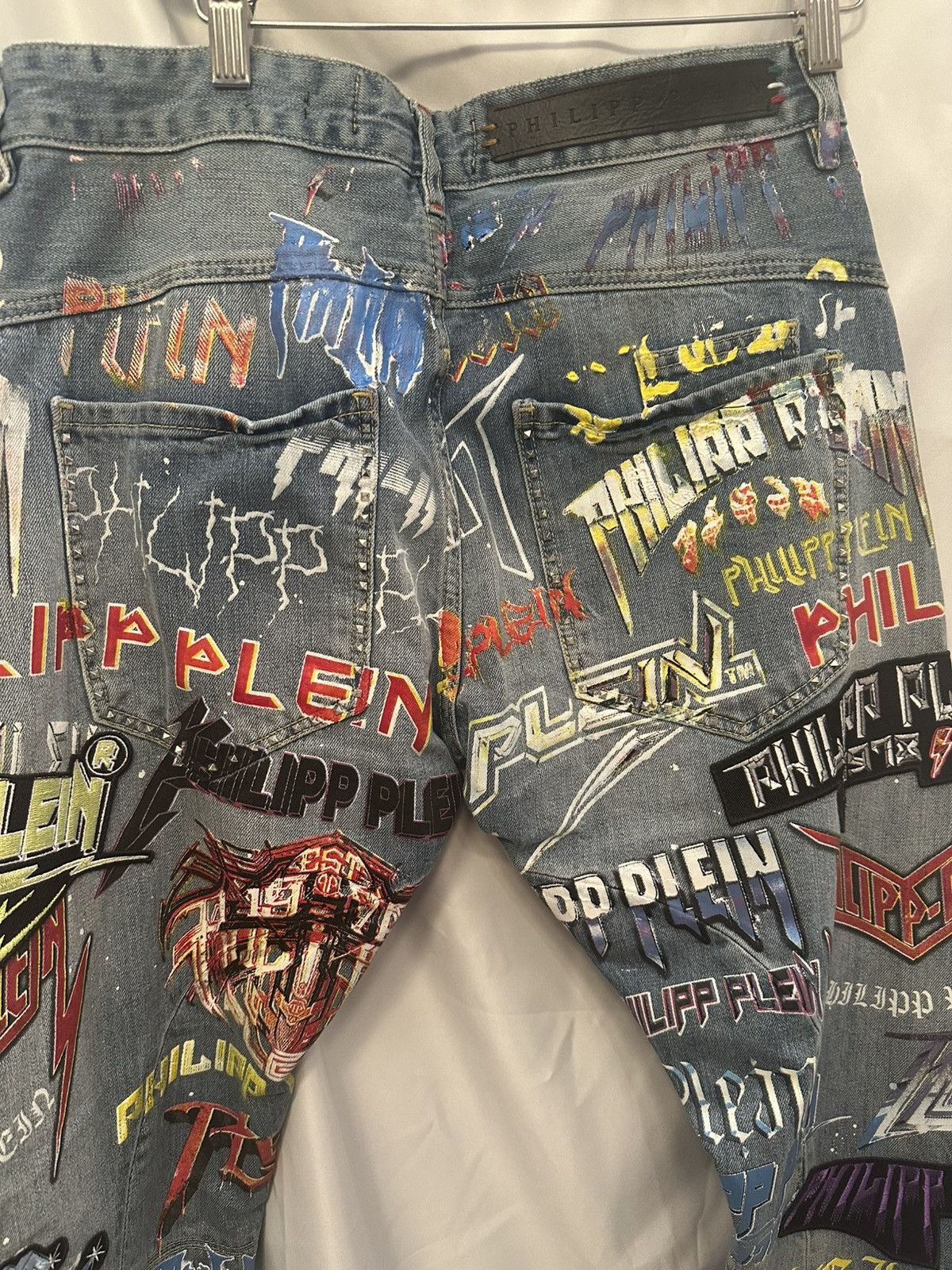 Philipp Plein Philipp Plein Patchwork Denim Size US 32 / EU 48 - 14 Thumbnail