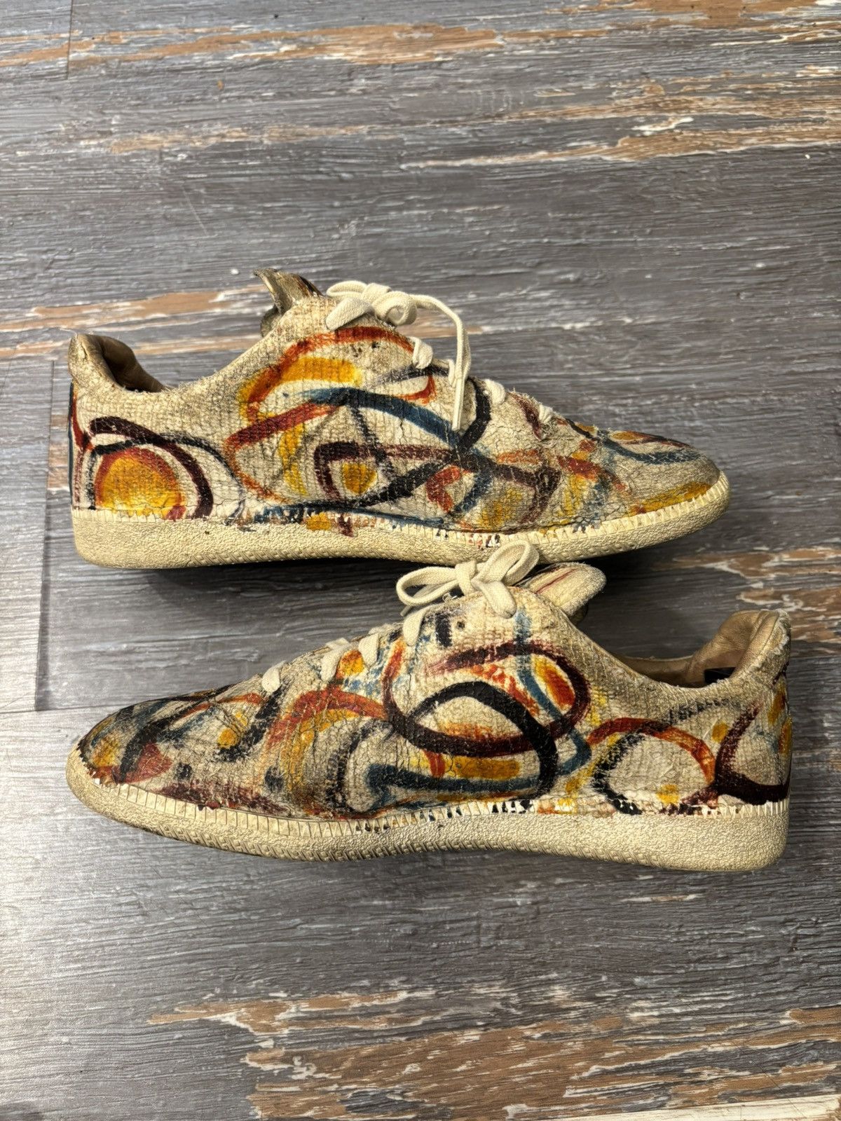 Maison Margiela Maison Margiela GAT Replica Low Paint / Plaster size 8 Size US 8 / EU 41 - 3 Thumbnail