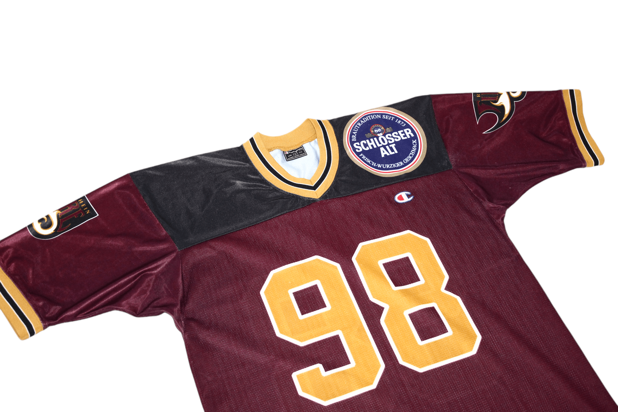 Champion RARE 00's Rhein Fire NFL European League of Football Jersey Size US L / EU 52-54 / 3 - 2 Thumbnail