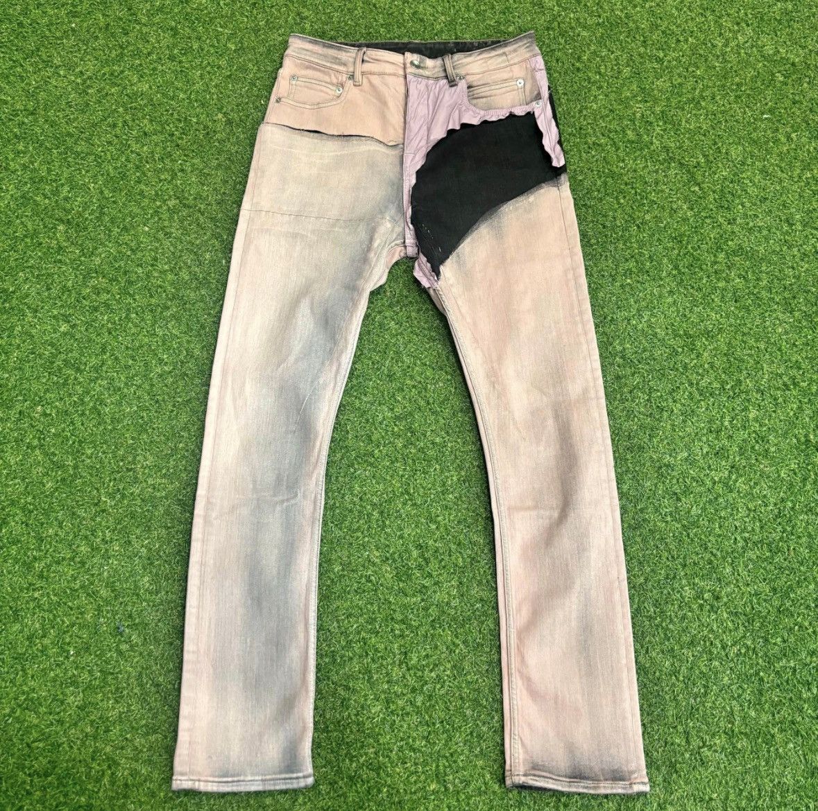 Rick Owens Drkshdw Rick Owens Drkshdw Collage Detroit cut Jeans Size US 30 / EU 46 - 1 Thumbnail