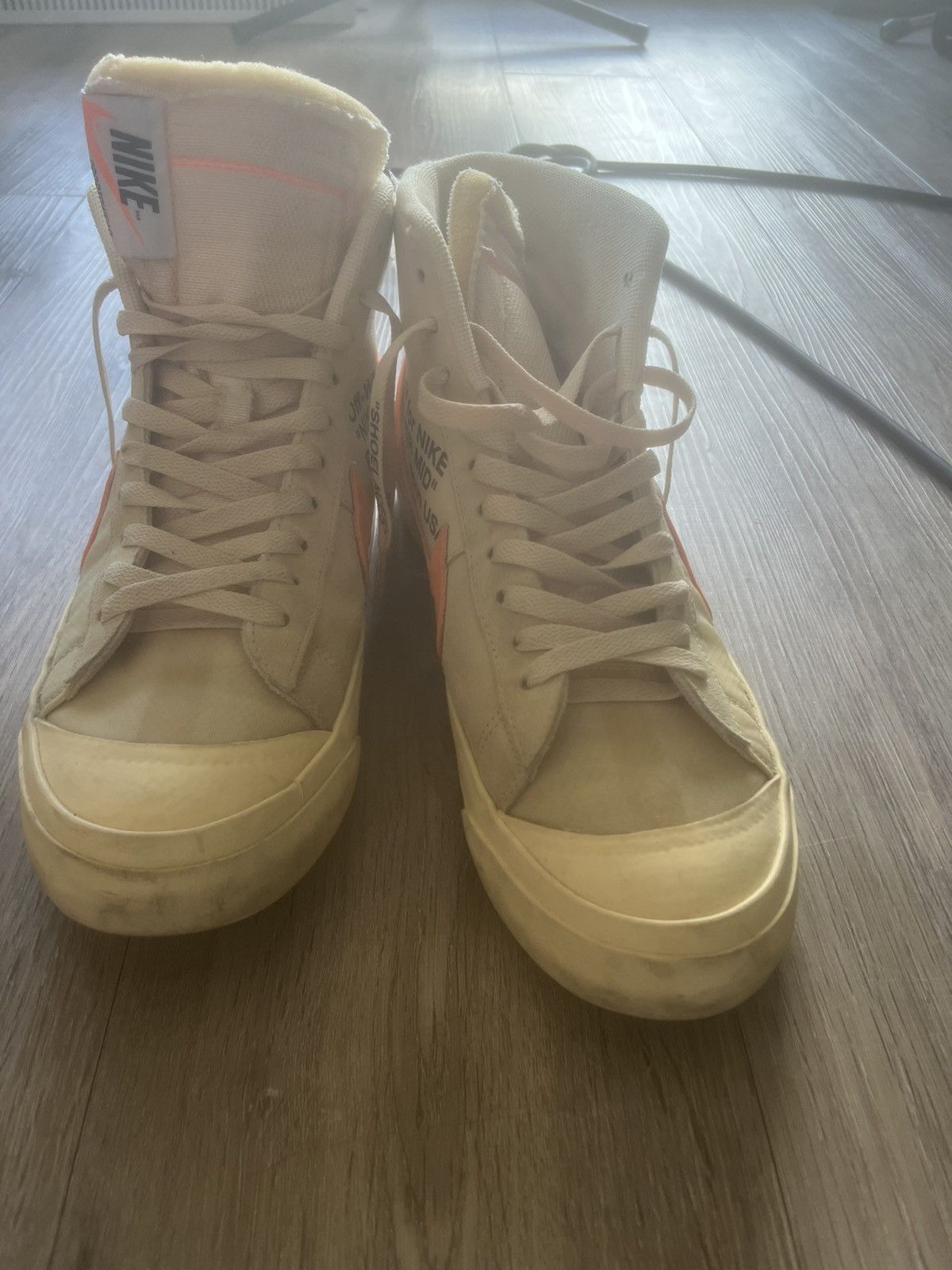 Nike × Off-White OffWhite X Nike Blazer ‘All Hallows Eve’ Size US 12 / EU 45 - 3 Thumbnail